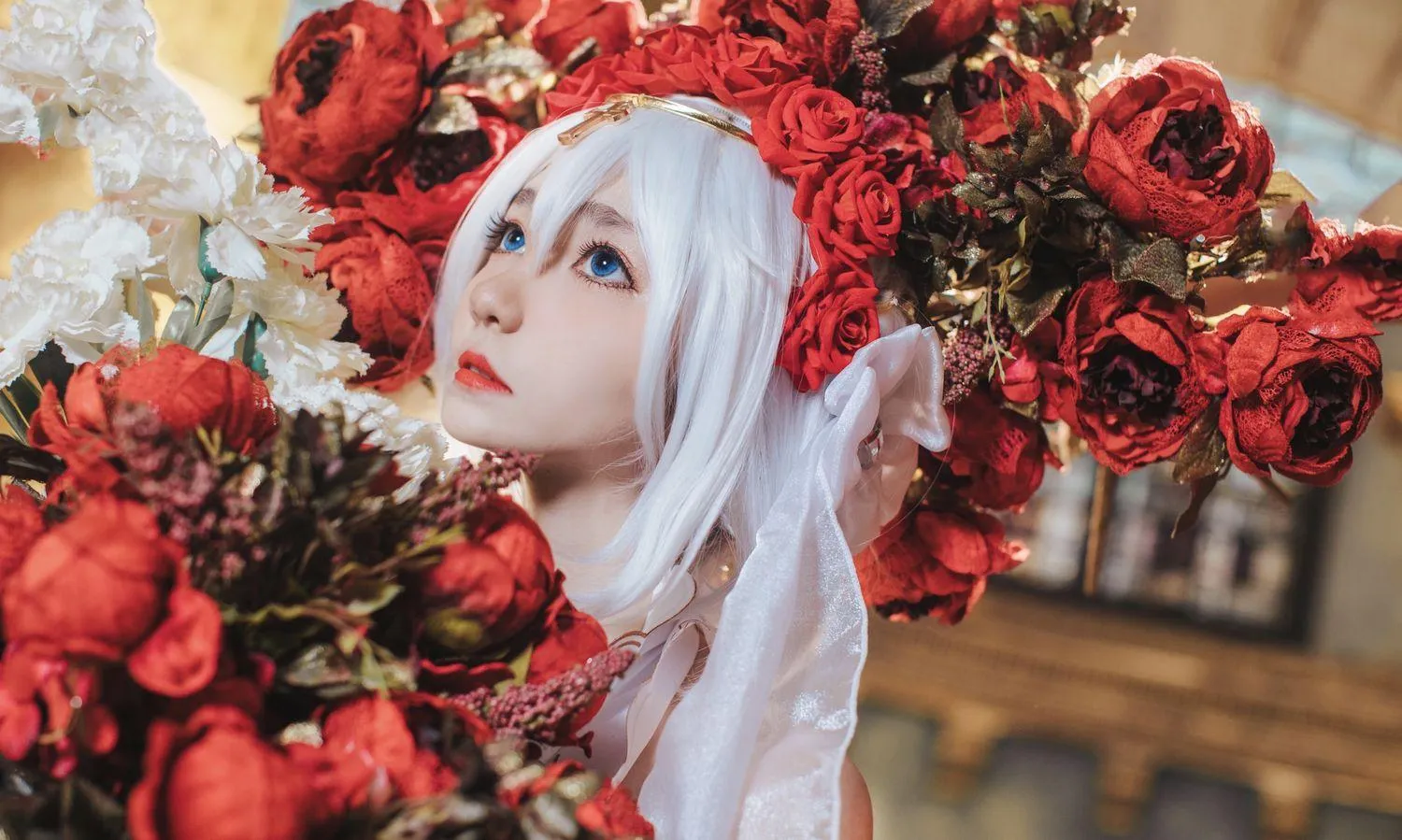 南桃Momoko NO.019 德丽莎花裳月纱 [16P]插图3