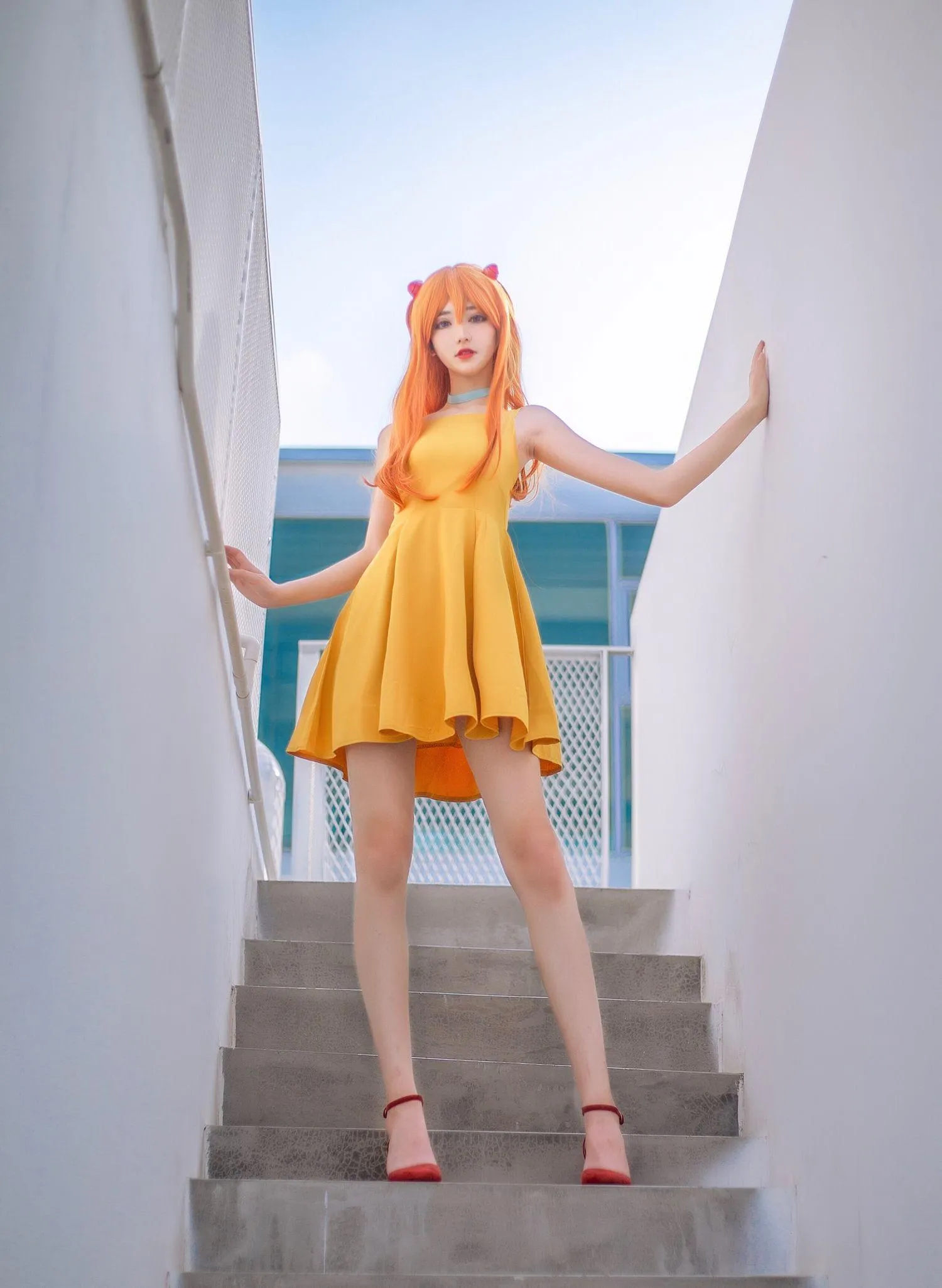 南桃Momoko NO.033 明日香黄裙 [12P]插图8