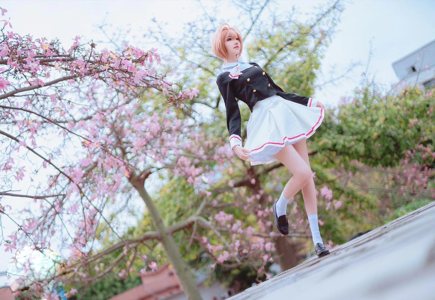 南桃Momoko NO.036 木之本樱制服 [9P]插图5