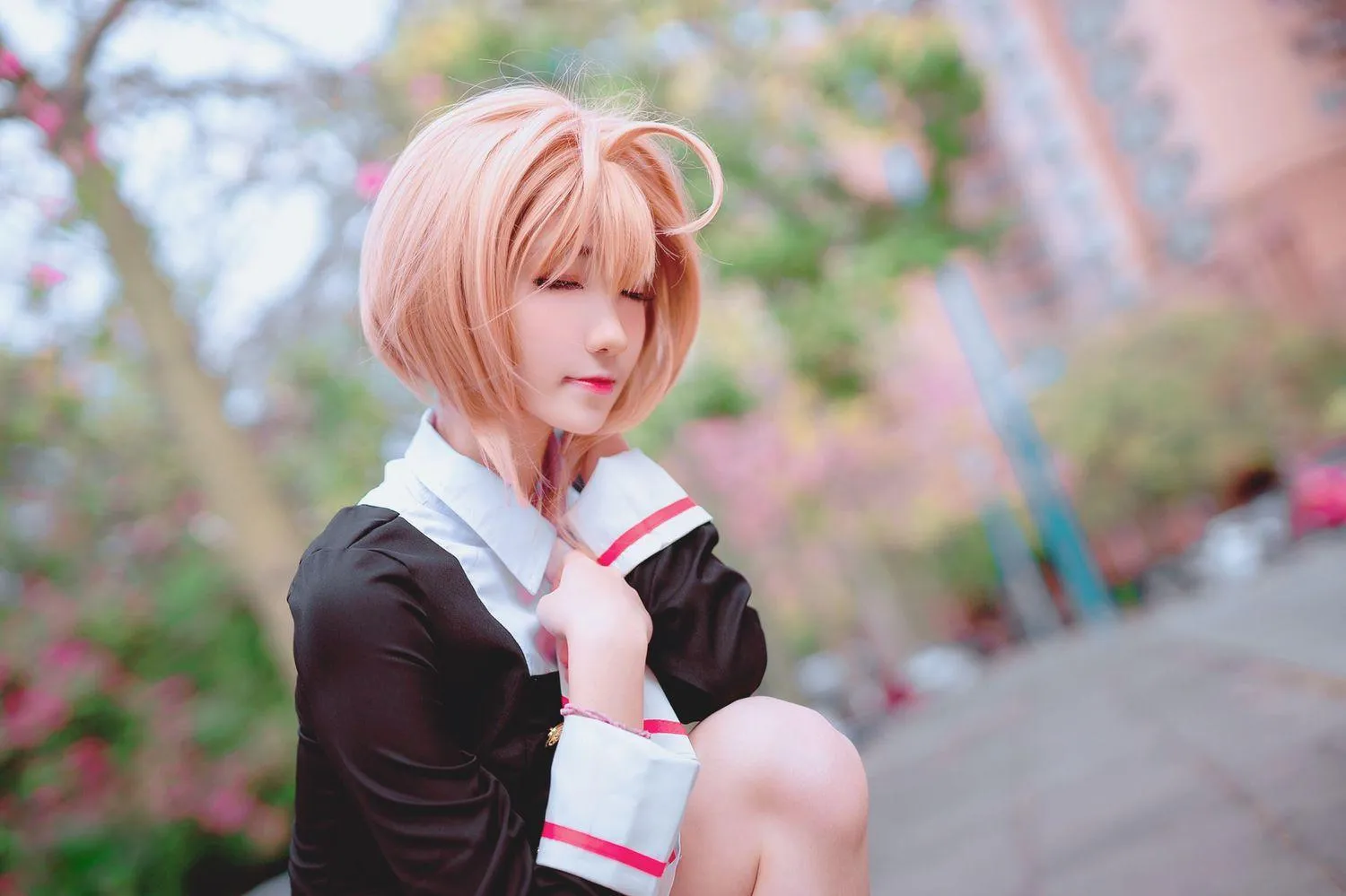 南桃Momoko NO.036 木之本樱制服 [9P]插图7