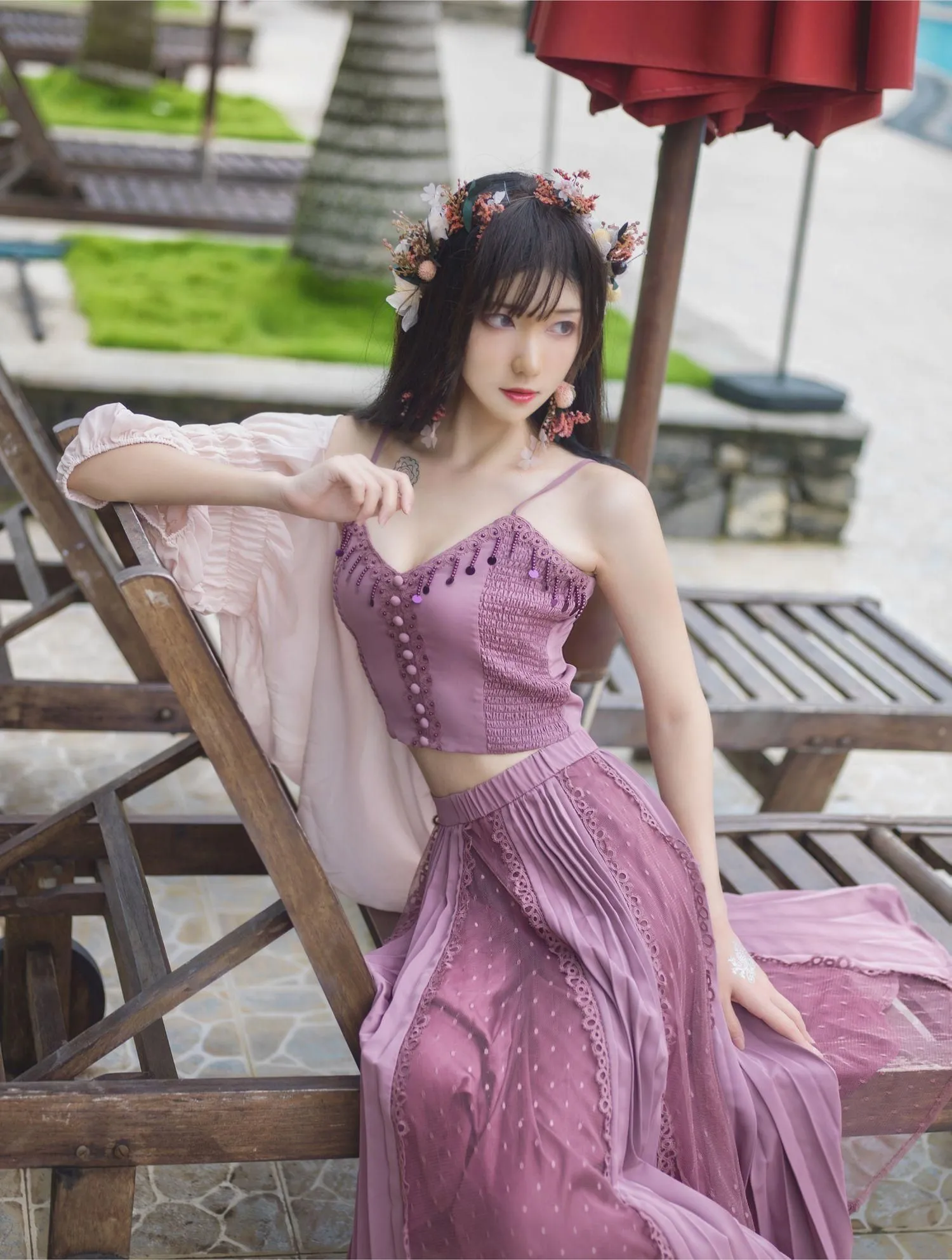 南桃Momoko NO.047 紫日常 [10P]插图9