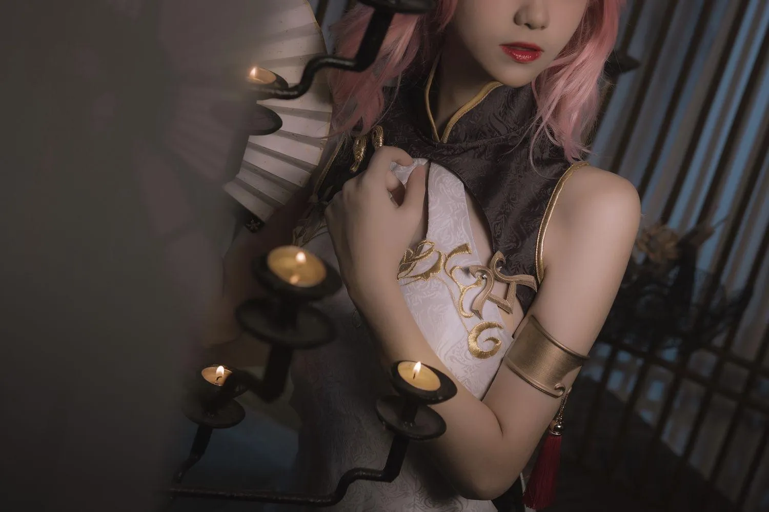南桃Momoko NO.050 八重樱旗袍 [17P]插图6