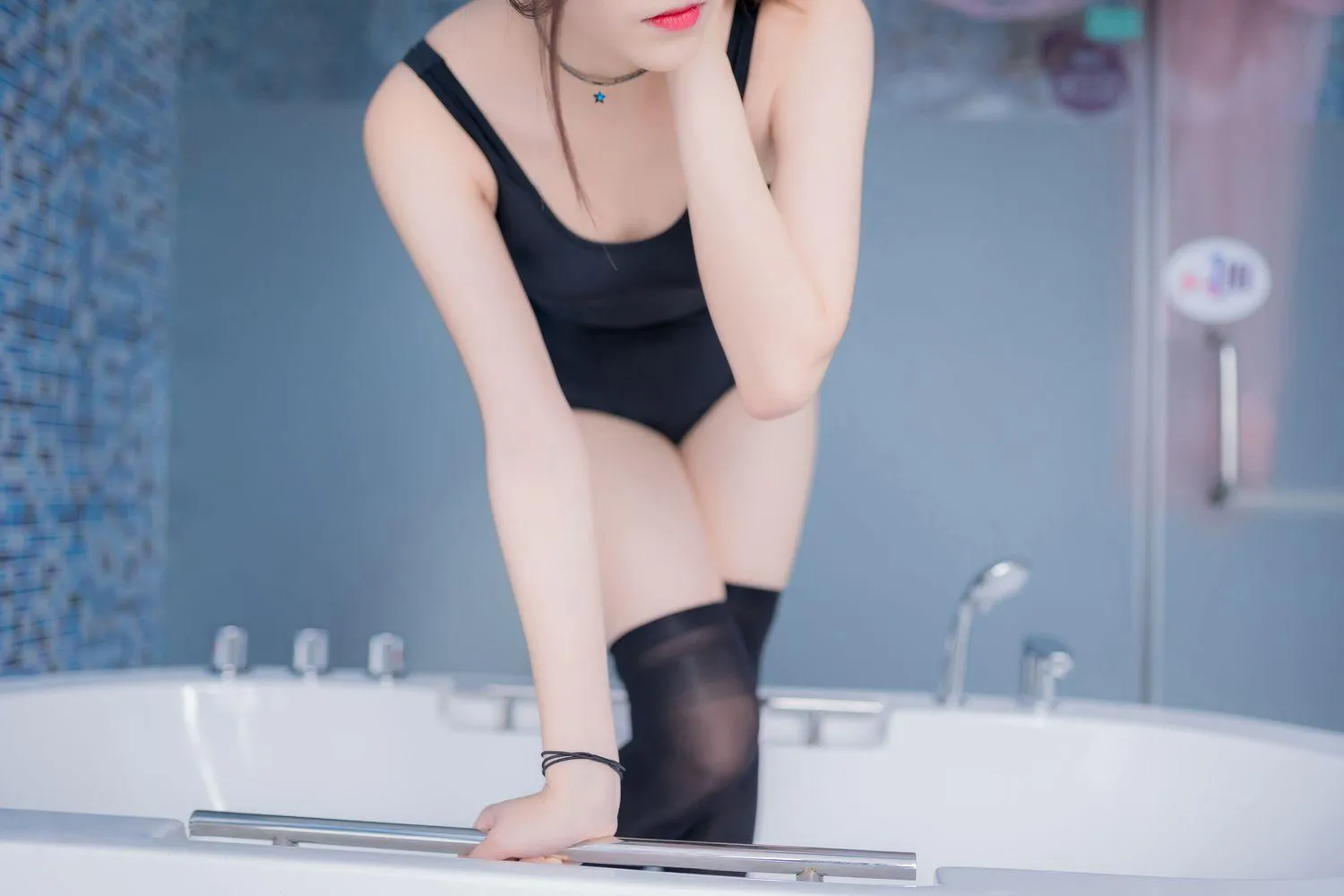 南桃Momoko NO.052 黑丝精灵 [50P]插图9