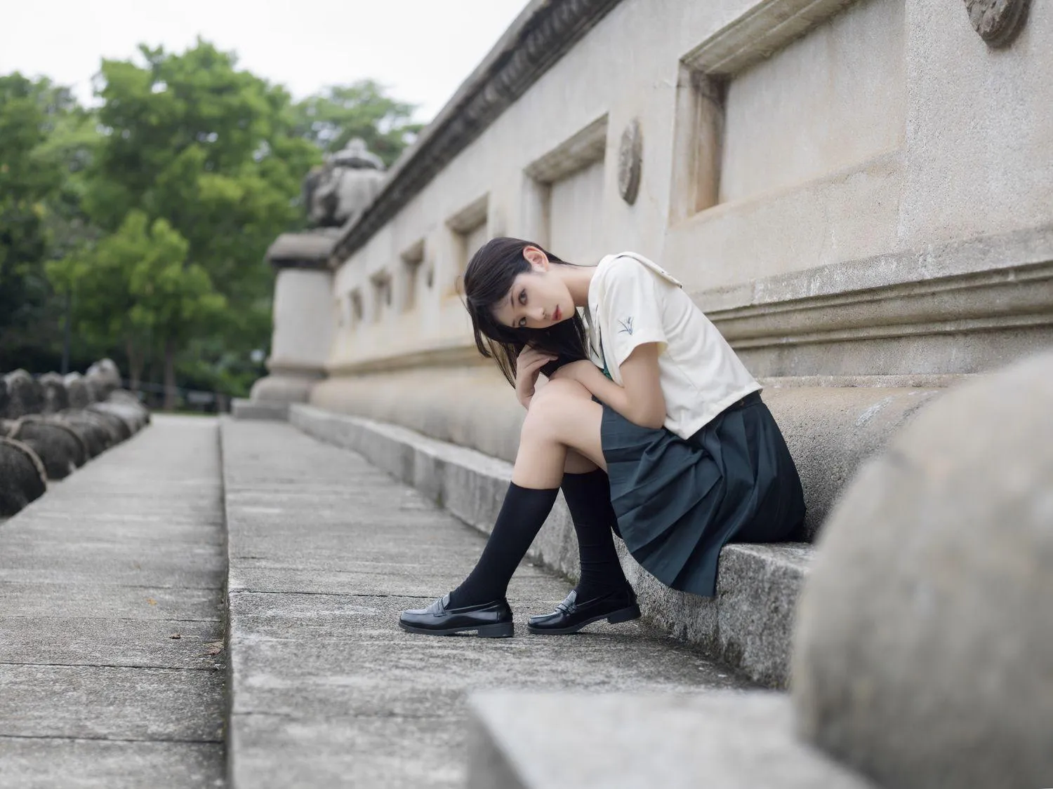 南桃Momoko NO.058 绿jk [14P]插图5