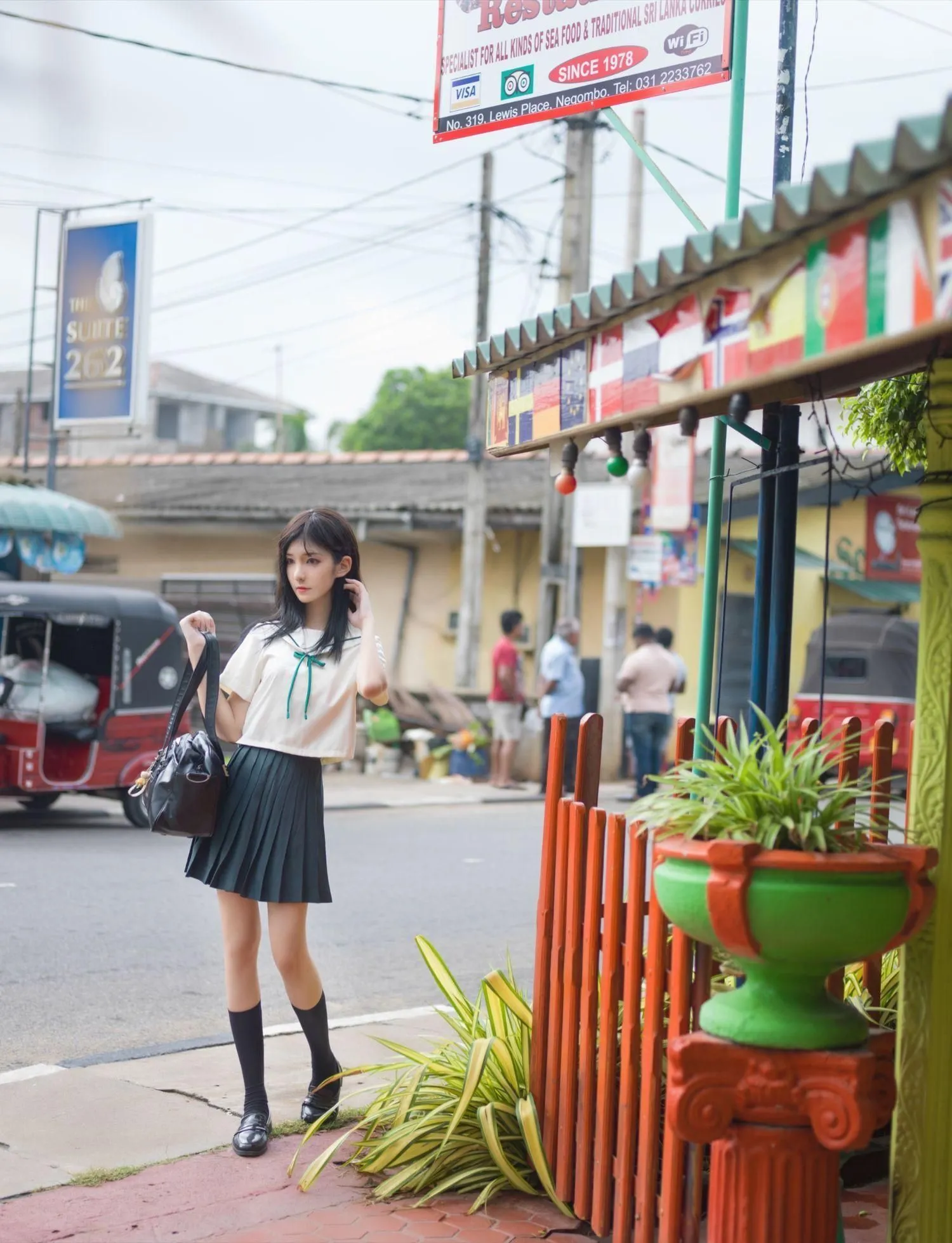南桃Momoko NO.058 绿jk [14P]插图8