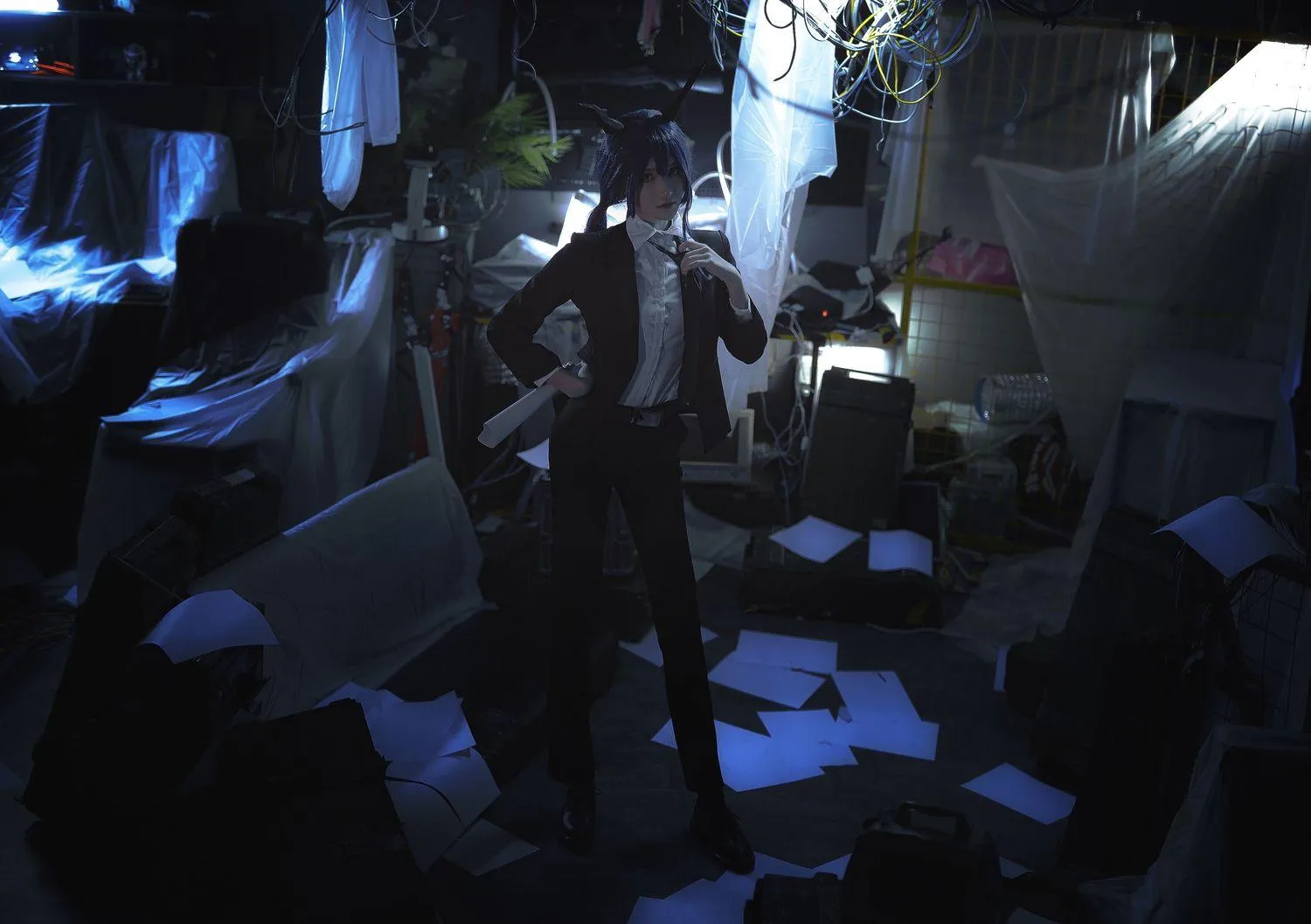 南桃Momoko NO.073 明日方舟 陈sir [13P]插图5