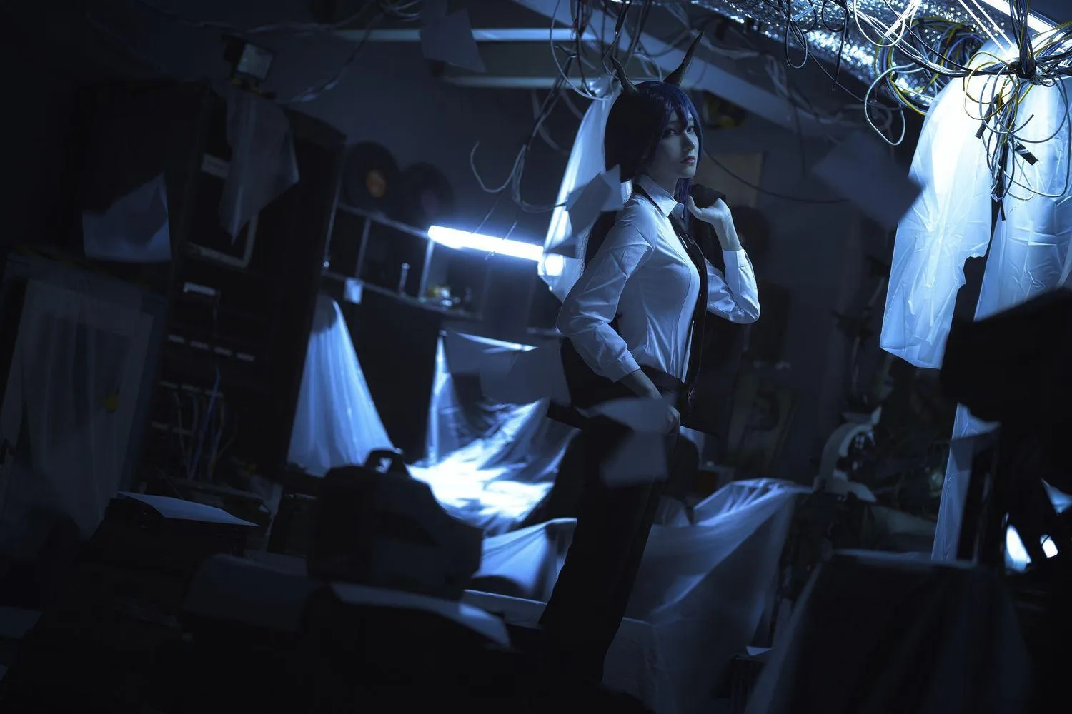 南桃Momoko NO.073 明日方舟 陈sir [13P]插图2
