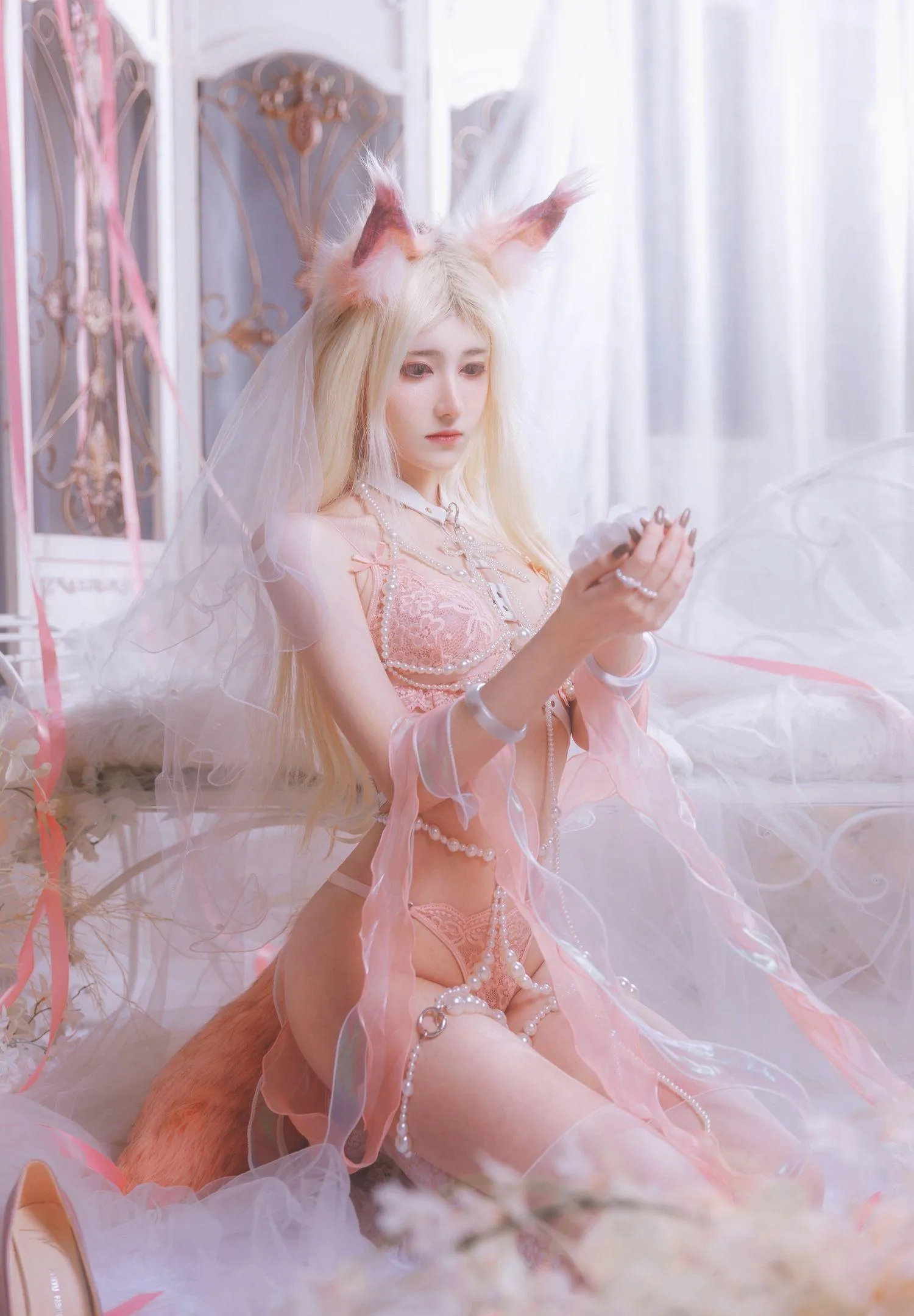 南桃Momoko NO.082 狐狸与蔷薇 [34P]插图