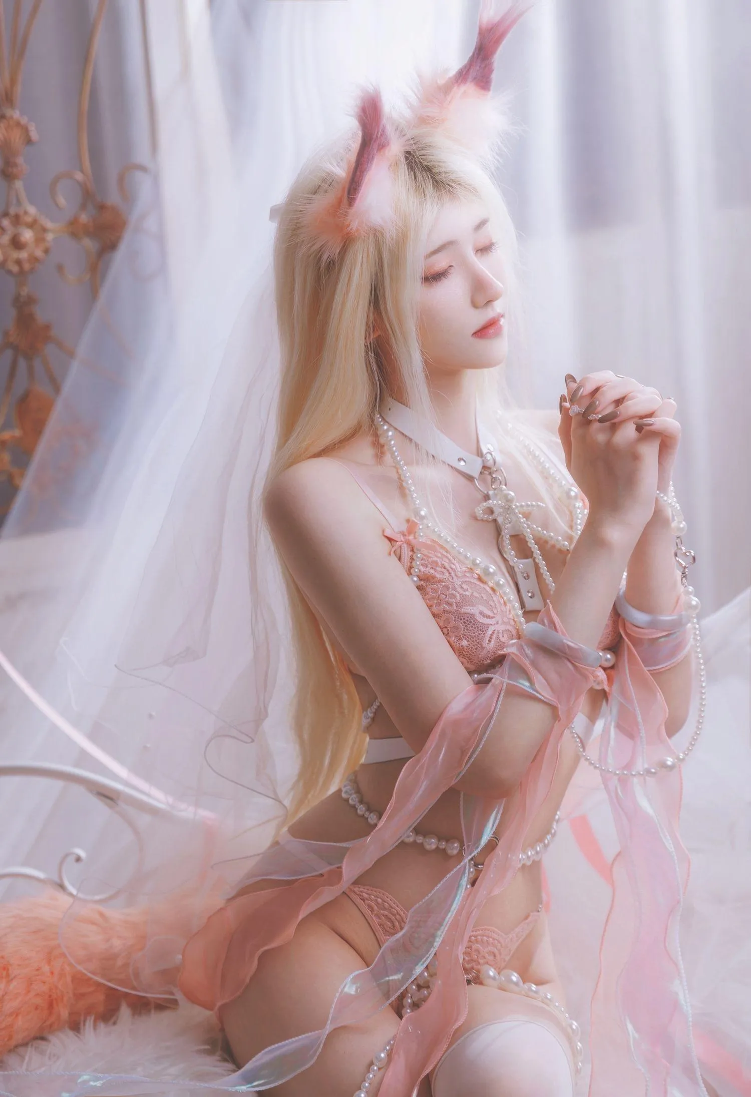 南桃Momoko NO.082 狐狸与蔷薇 [34P]插图3