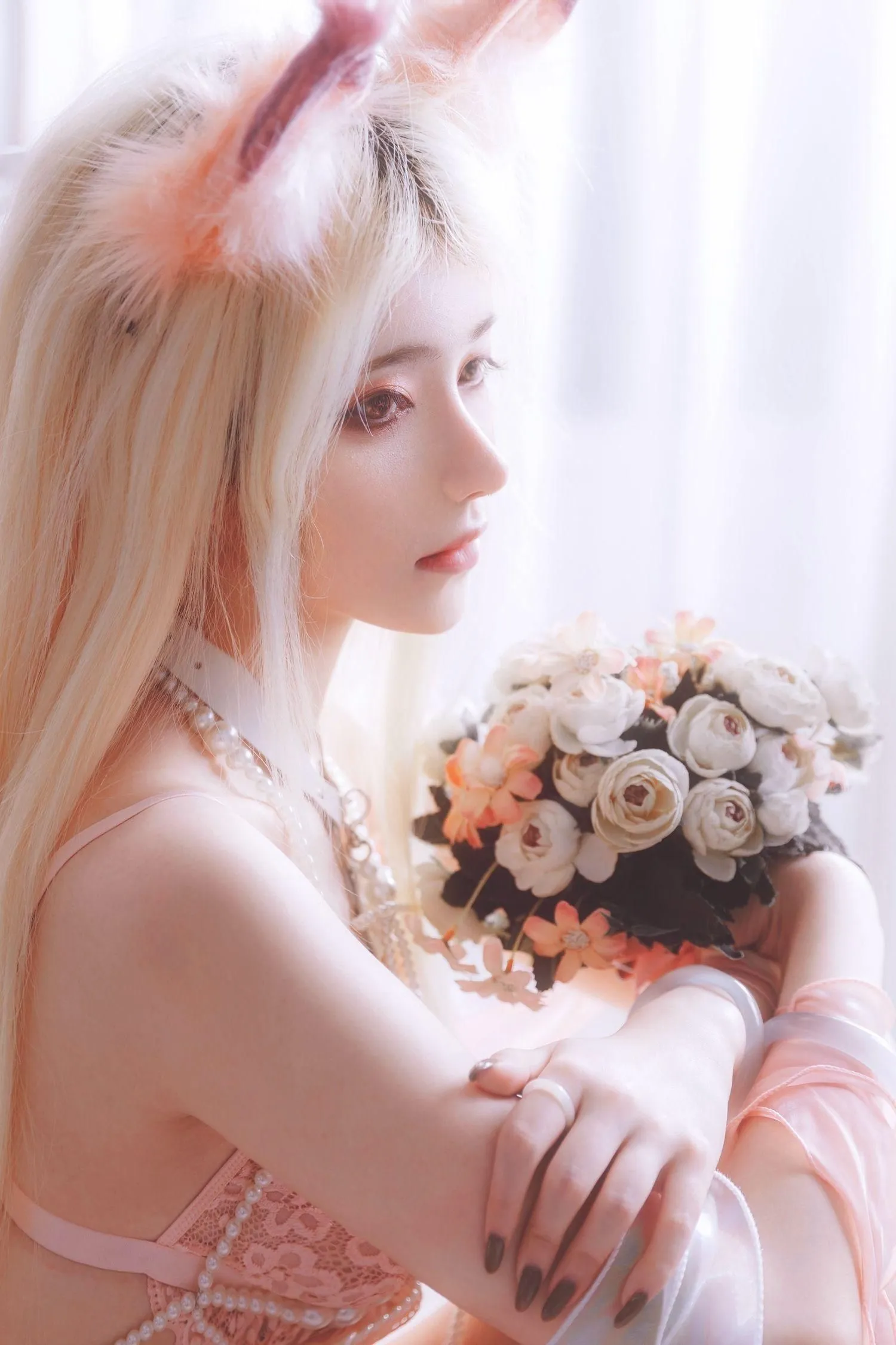 南桃Momoko NO.082 狐狸与蔷薇 [34P]插图1