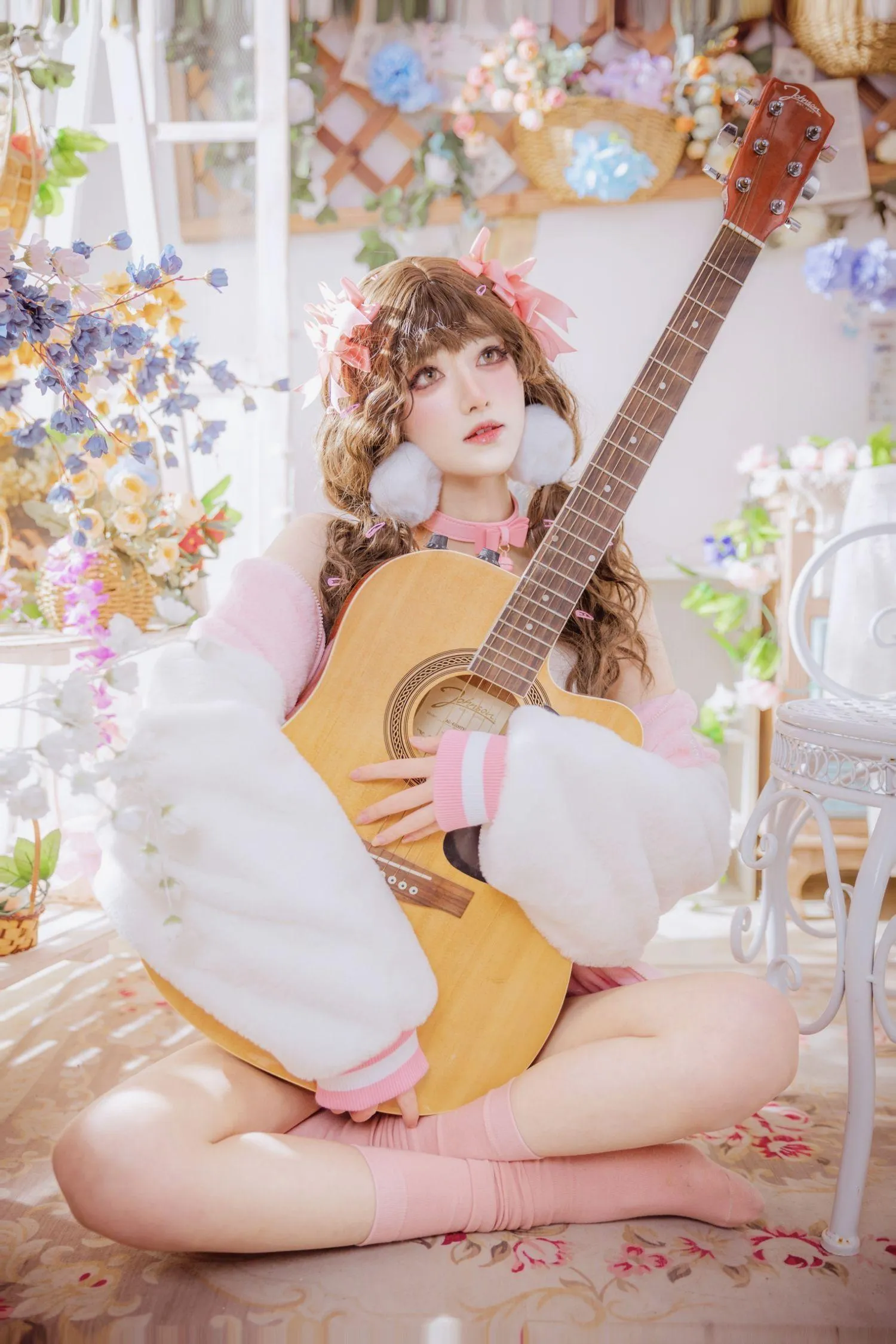 南桃Momoko NO.087 少女吉他与蝴蝶结 [28P]插图6