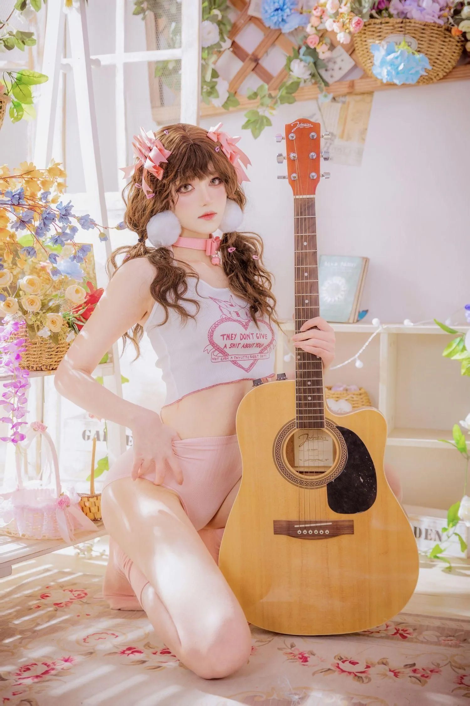 南桃Momoko NO.087 少女吉他与蝴蝶结 [28P]插图7