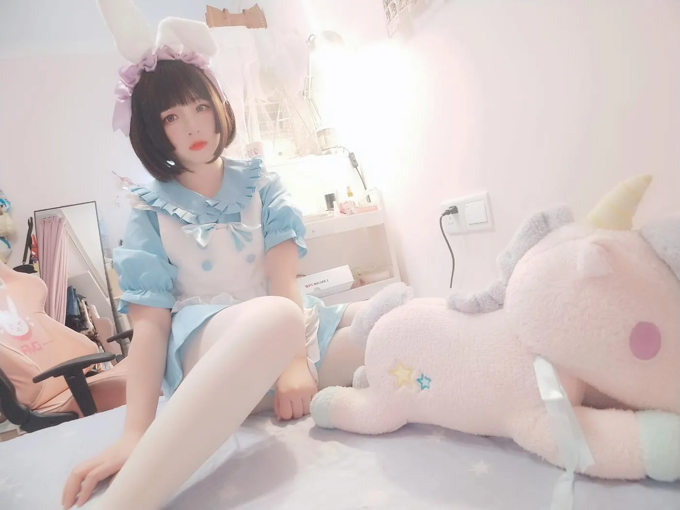 古川kagura – NO.36 白丝女仆 [49P]插图7