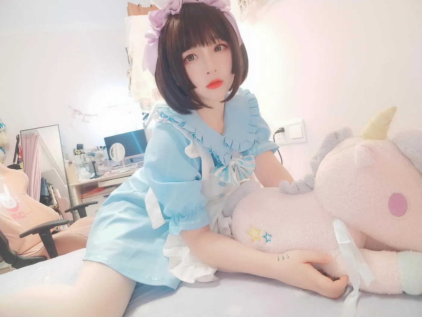 古川kagura – NO.36 白丝女仆 [49P]插图8