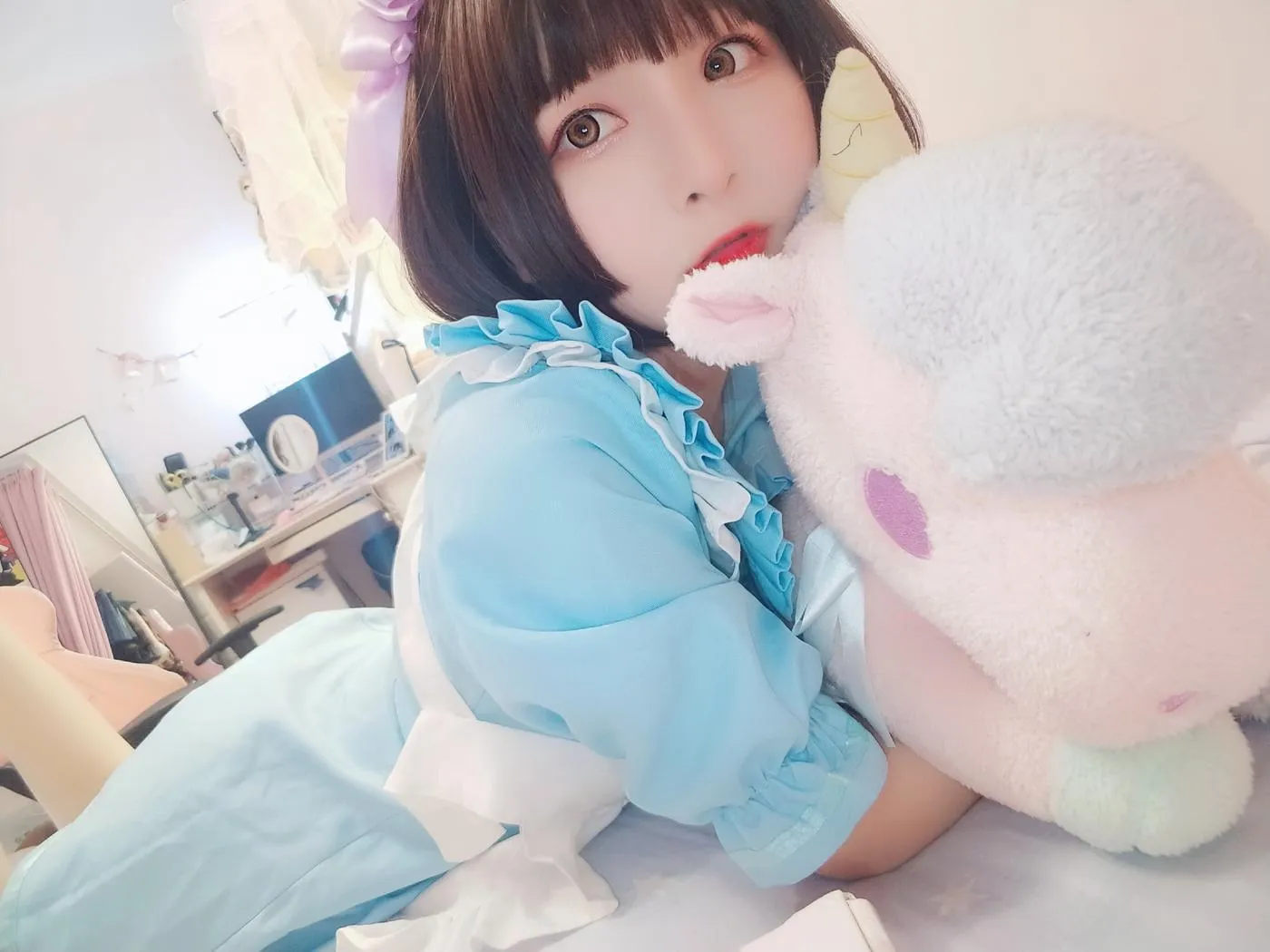 古川kagura – NO.36 白丝女仆 [49P]插图9