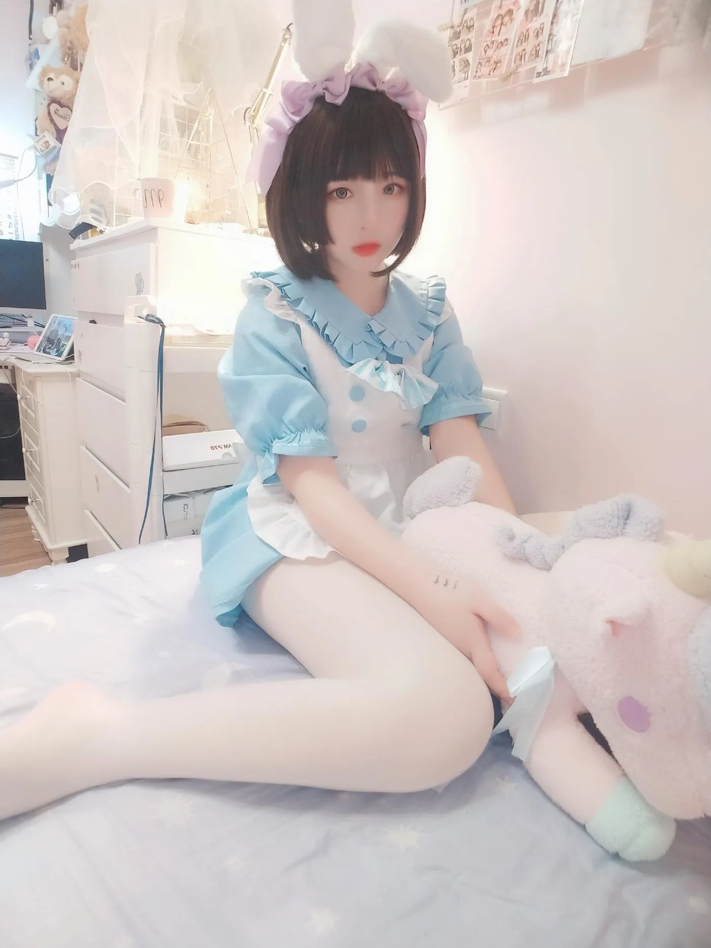 古川kagura – NO.36 白丝女仆 [49P]插图