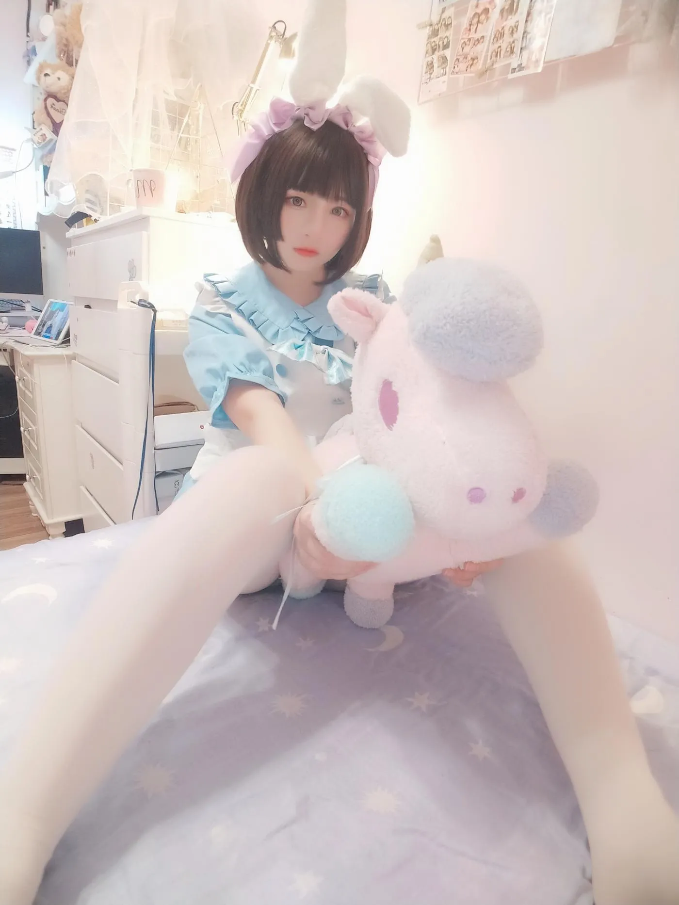 古川kagura – NO.36 白丝女仆 [49P]插图1