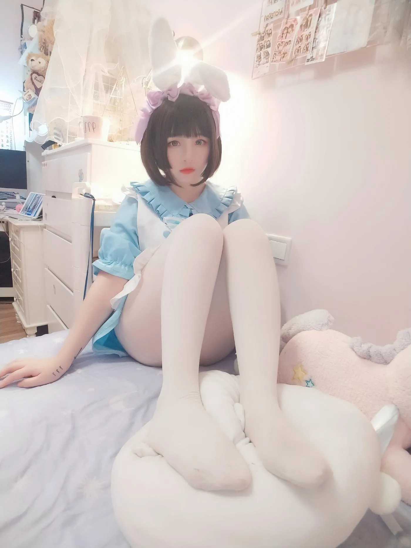 古川kagura – NO.36 白丝女仆 [49P]插图4