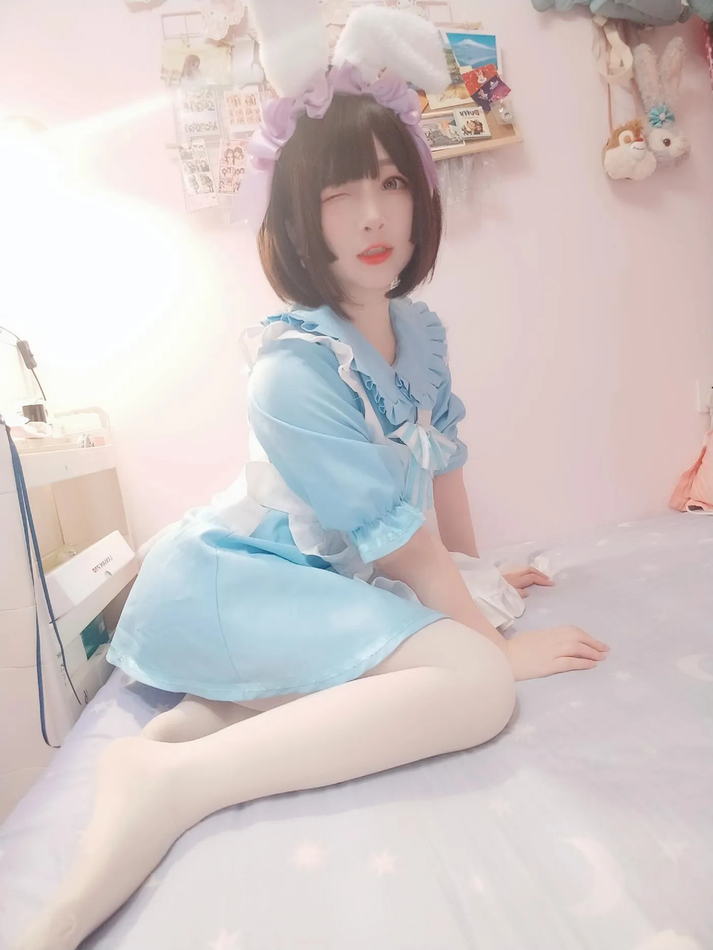 古川kagura – NO.36 白丝女仆 [49P]插图