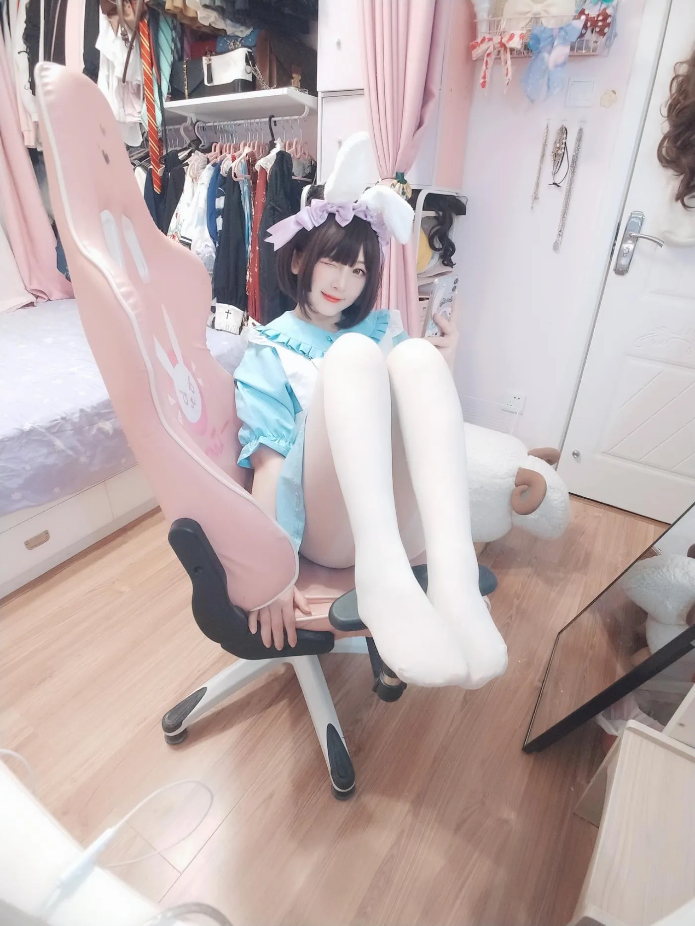 古川kagura – NO.36 白丝女仆 [49P]插图2