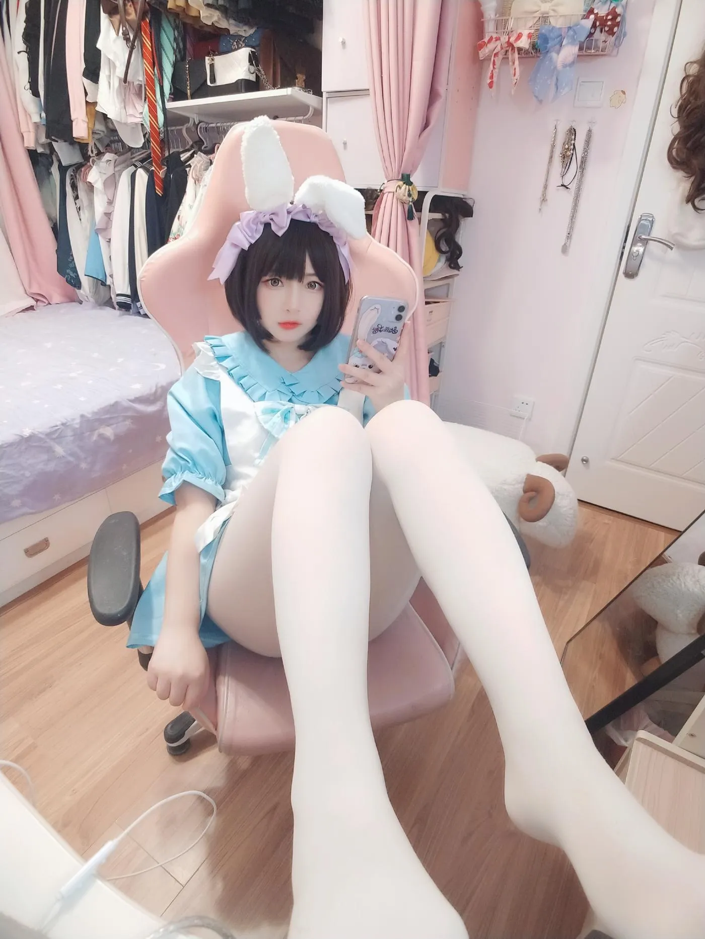 古川kagura – NO.36 白丝女仆 [49P]插图4