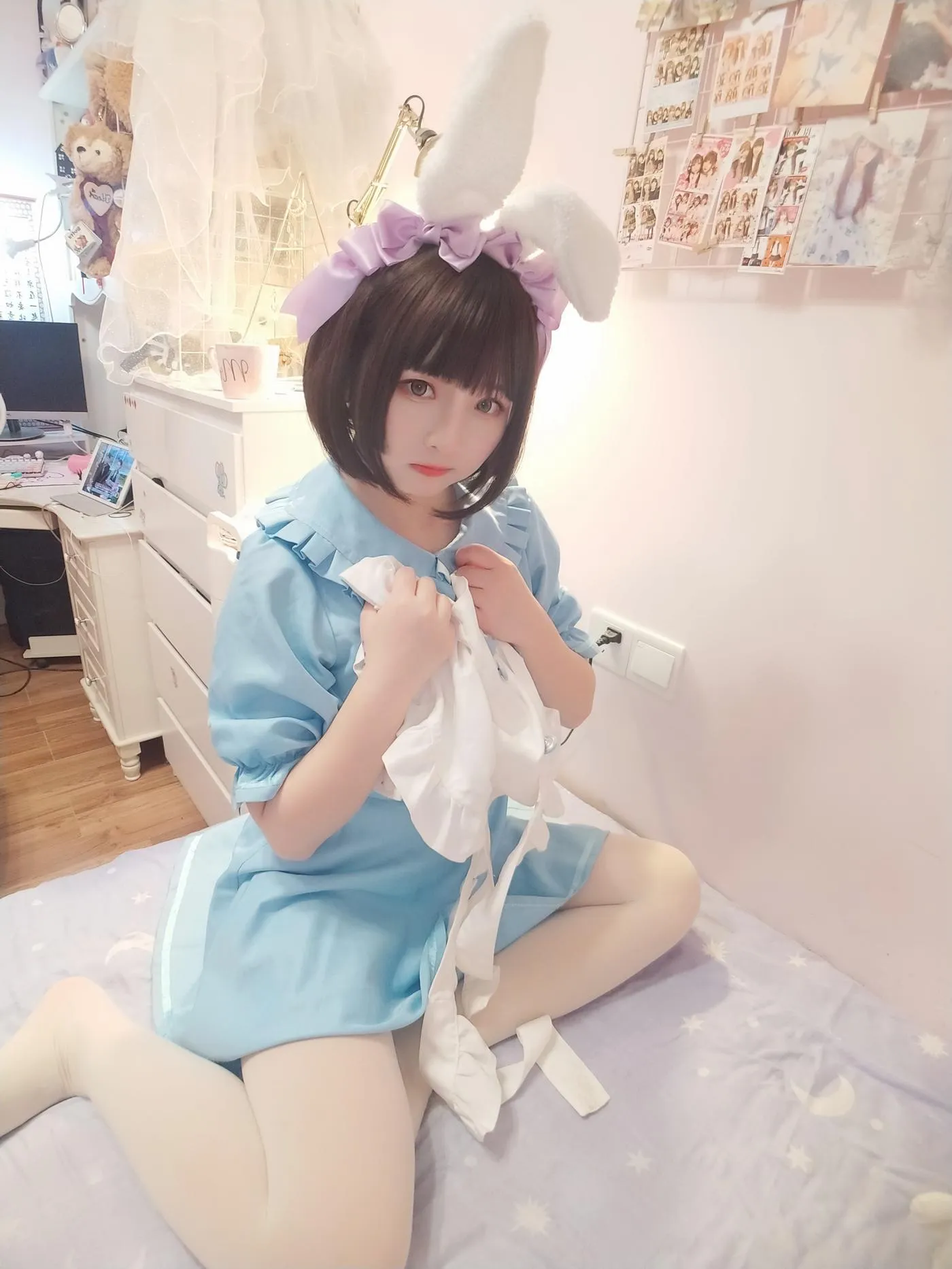 古川kagura – NO.36 白丝女仆 [49P]插图5