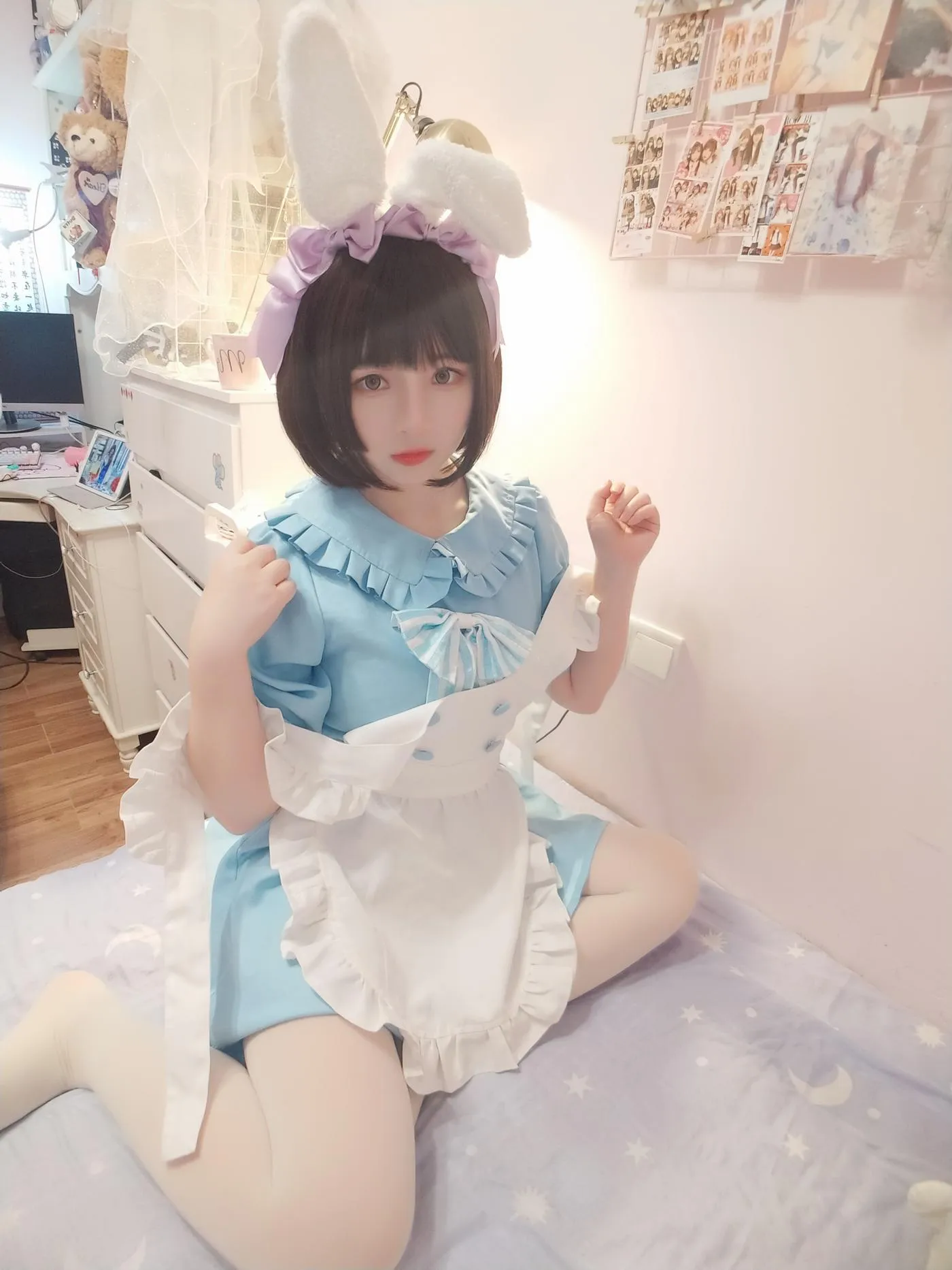 古川kagura – NO.36 白丝女仆 [49P]插图6