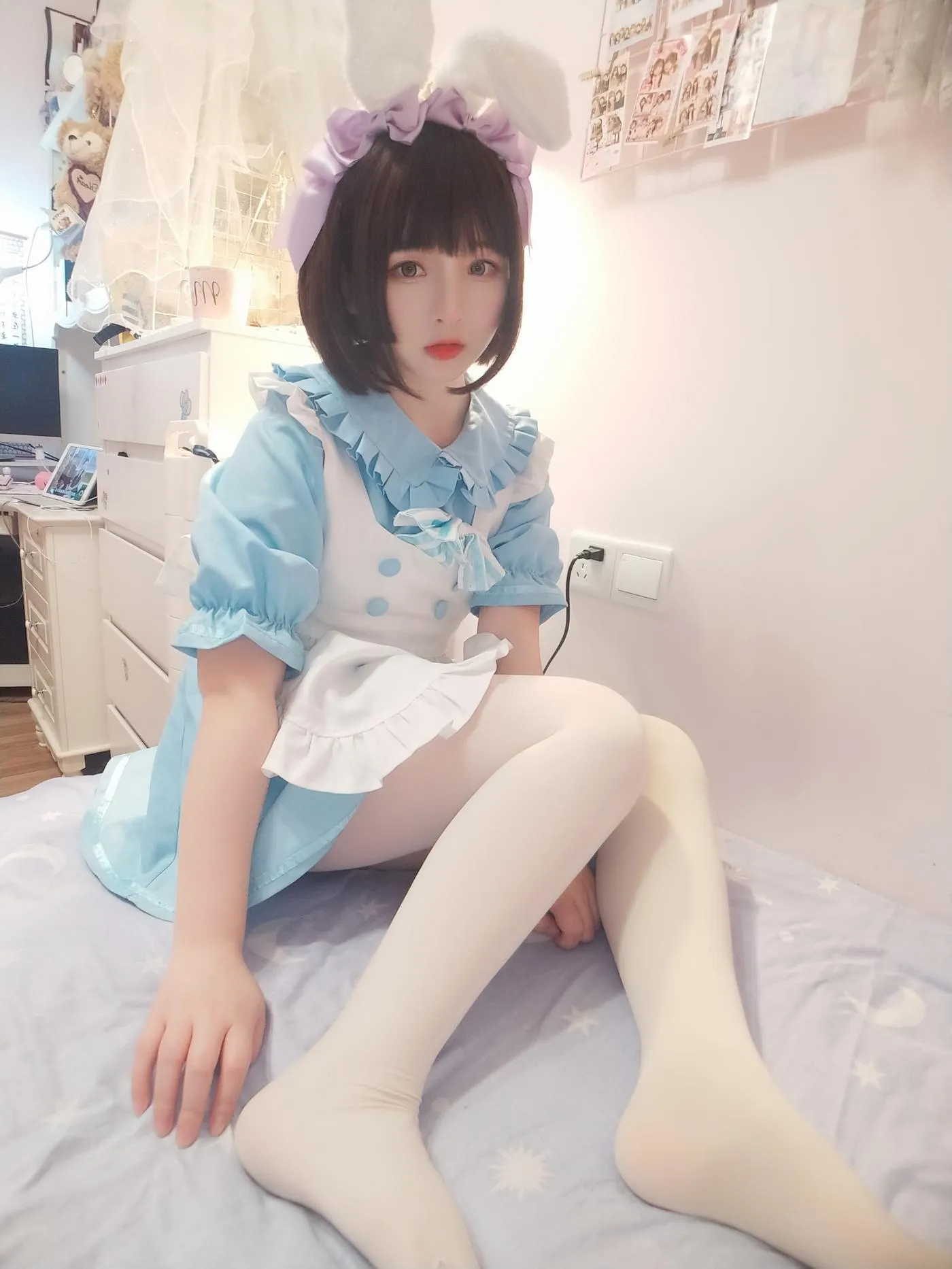 古川kagura – NO.36 白丝女仆 [49P]插图8