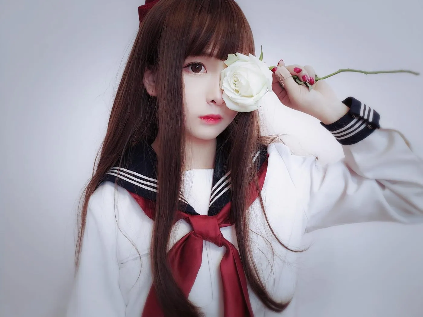 古川kagura – NO.39 黑白JK [31P]插图1