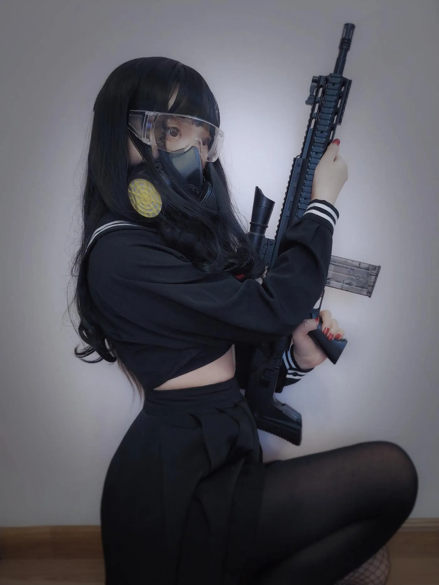 古川kagura – NO.39 黑白JK [31P]插图5