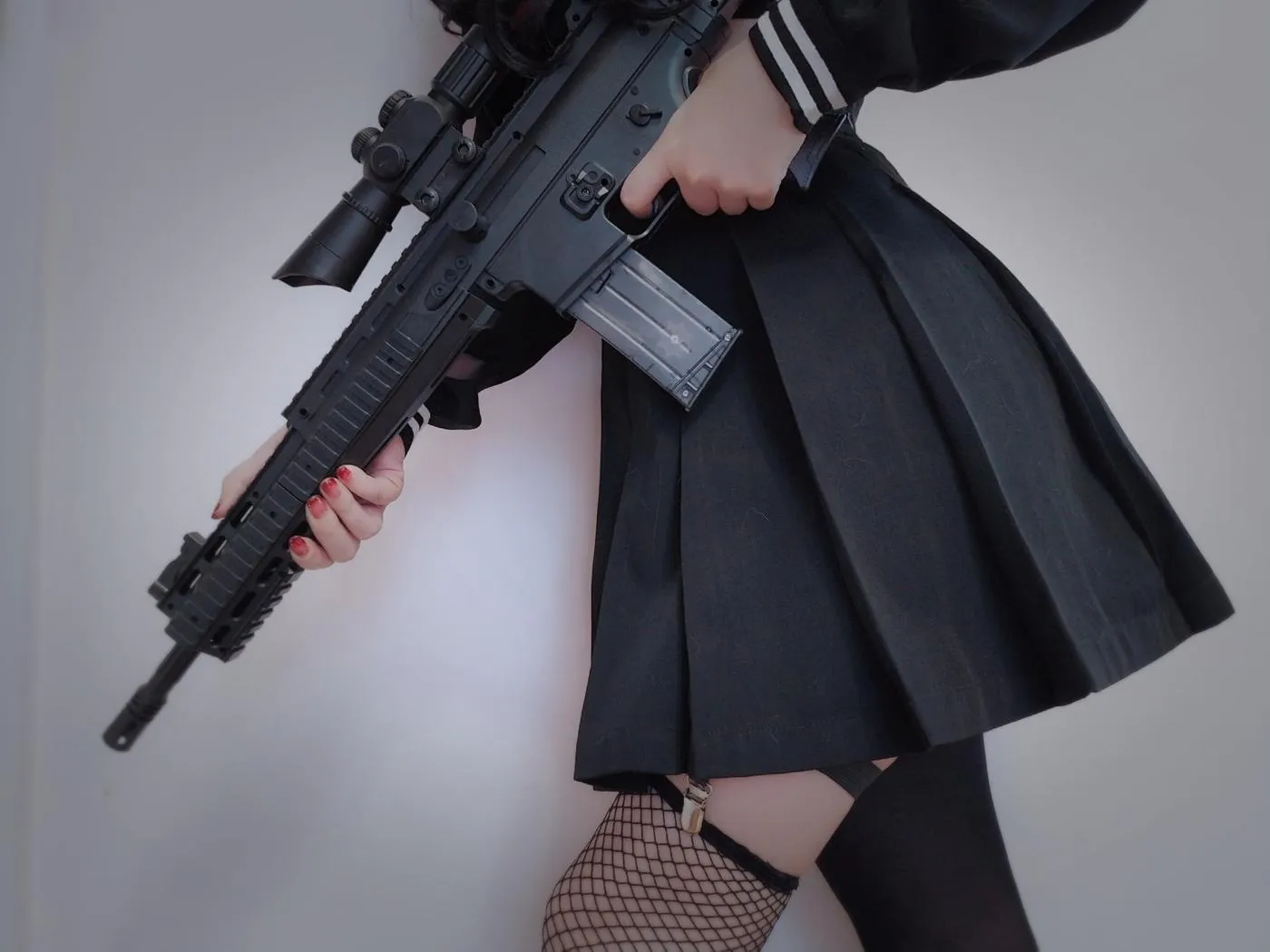 古川kagura – NO.39 黑白JK [31P]插图7