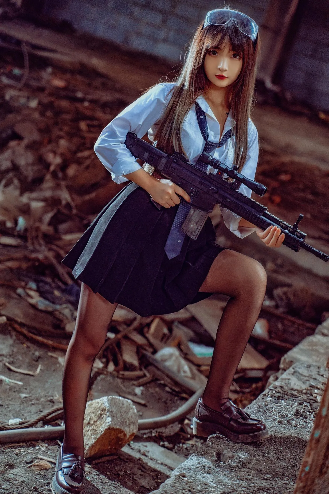 古川kagura – NO.40 武装JK [29P]插图5