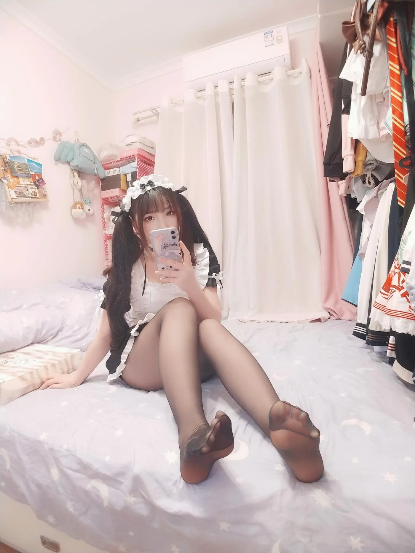 古川kagura – NO.43 黑丝女仆 [49P]插图5