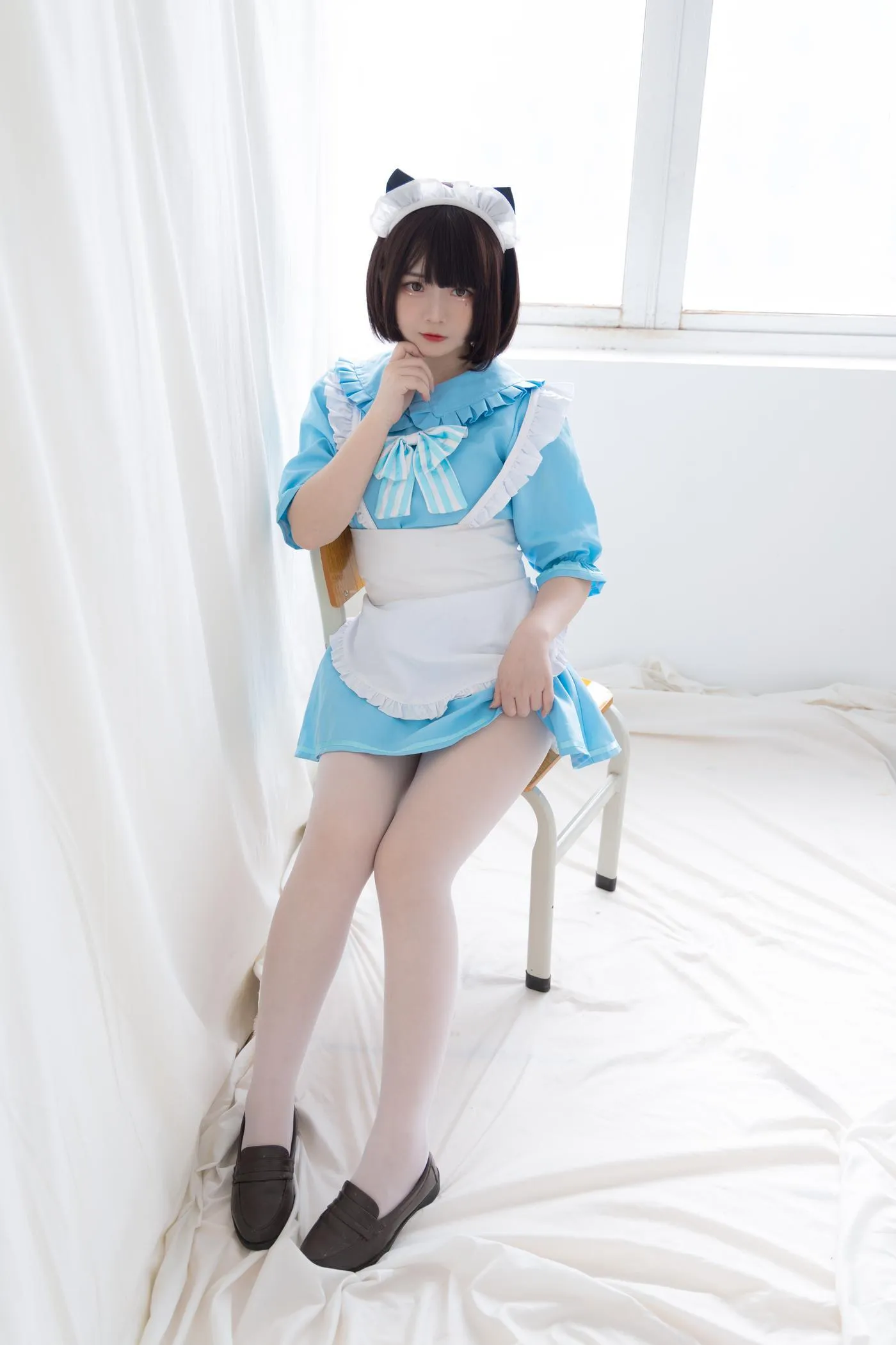 古川kagura – NO.60 -蓝色小猫女仆 [42P]插图6