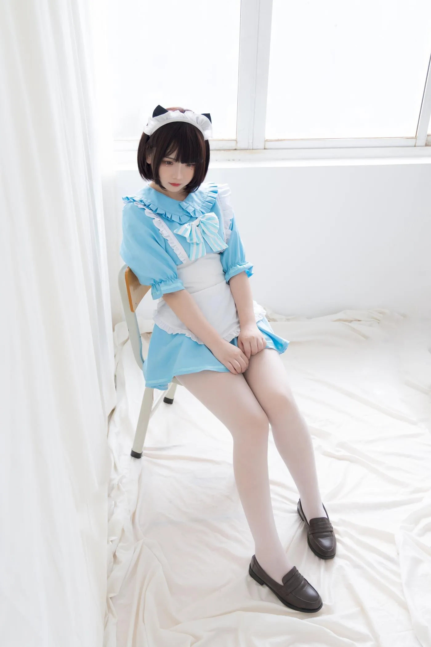 古川kagura – NO.60 -蓝色小猫女仆 [42P]插图7