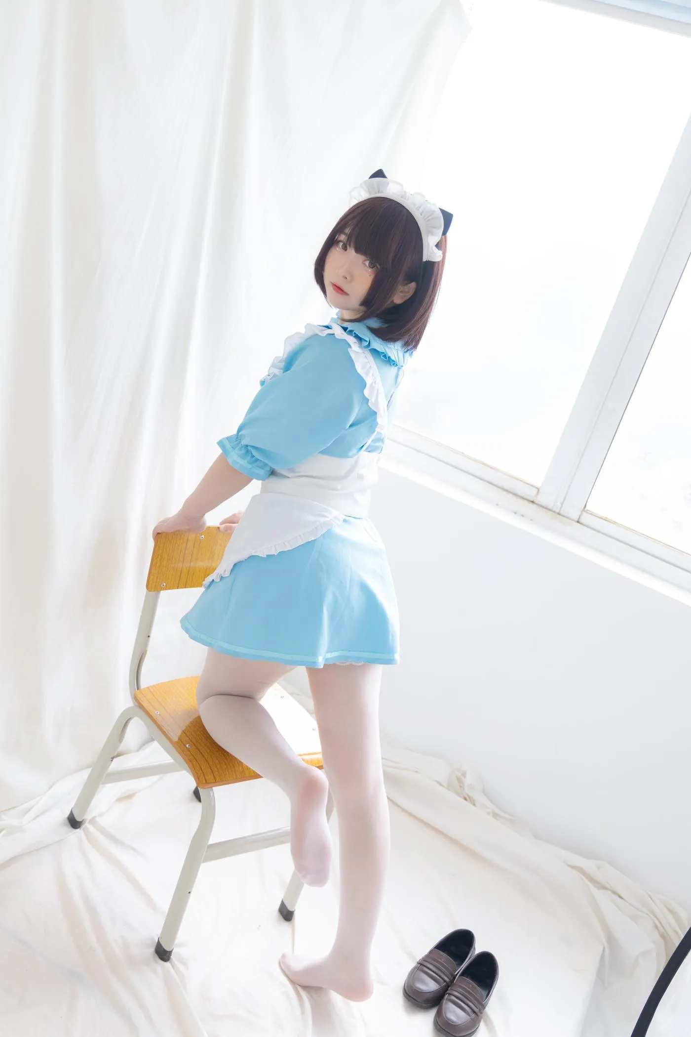 古川kagura – NO.60 -蓝色小猫女仆 [42P]插图2
