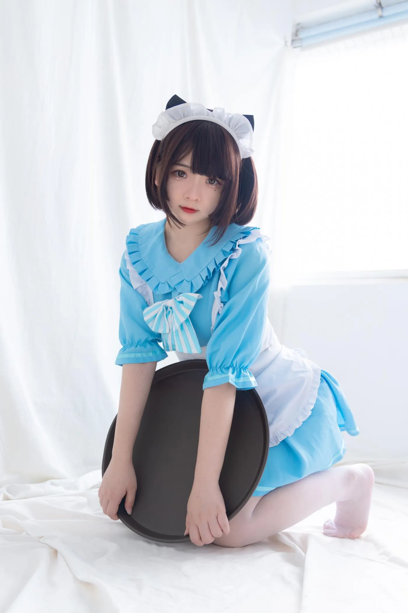 古川kagura – NO.60 -蓝色小猫女仆 [42P]插图5