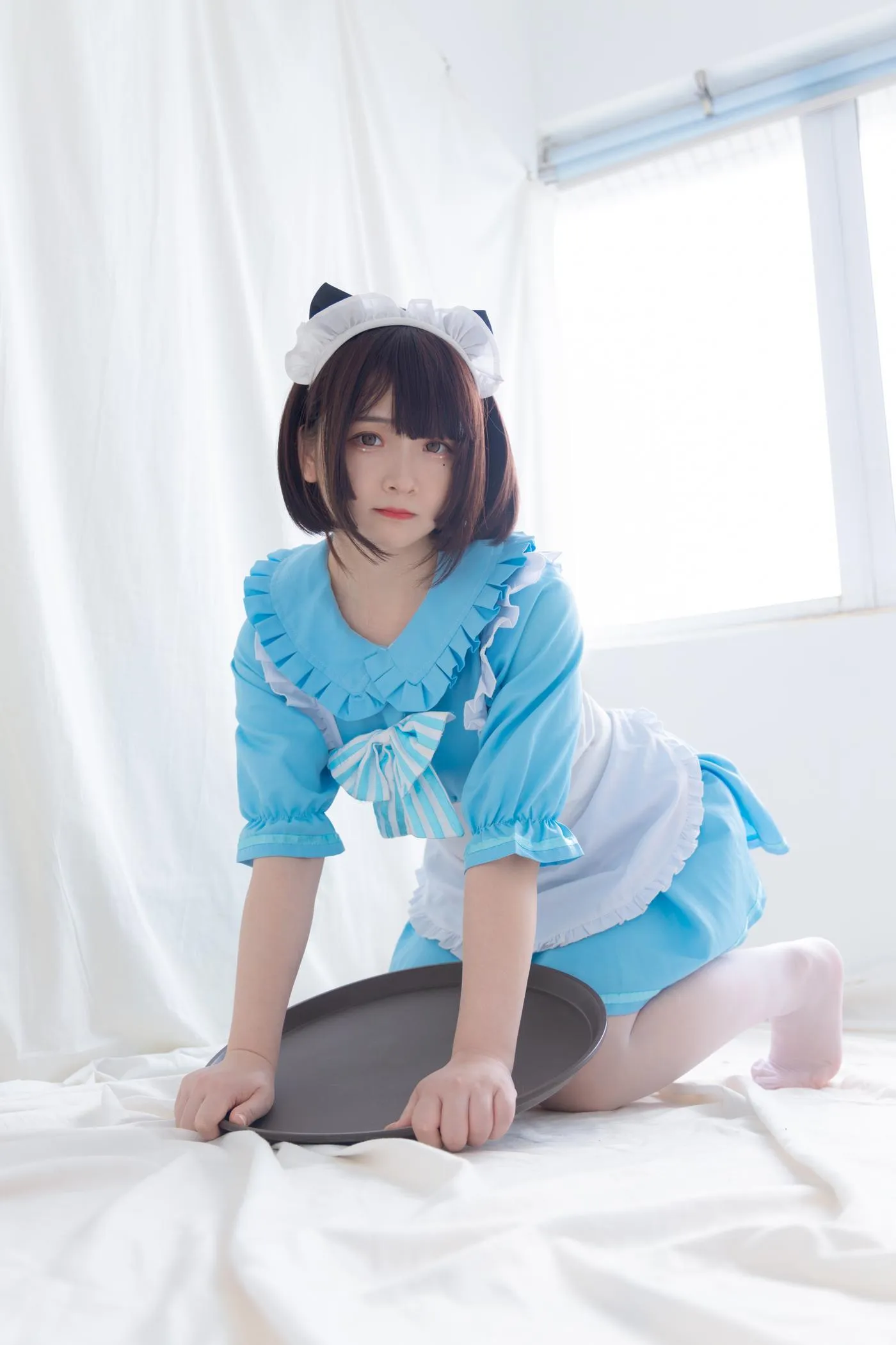 古川kagura – NO.60 -蓝色小猫女仆 [42P]插图6
