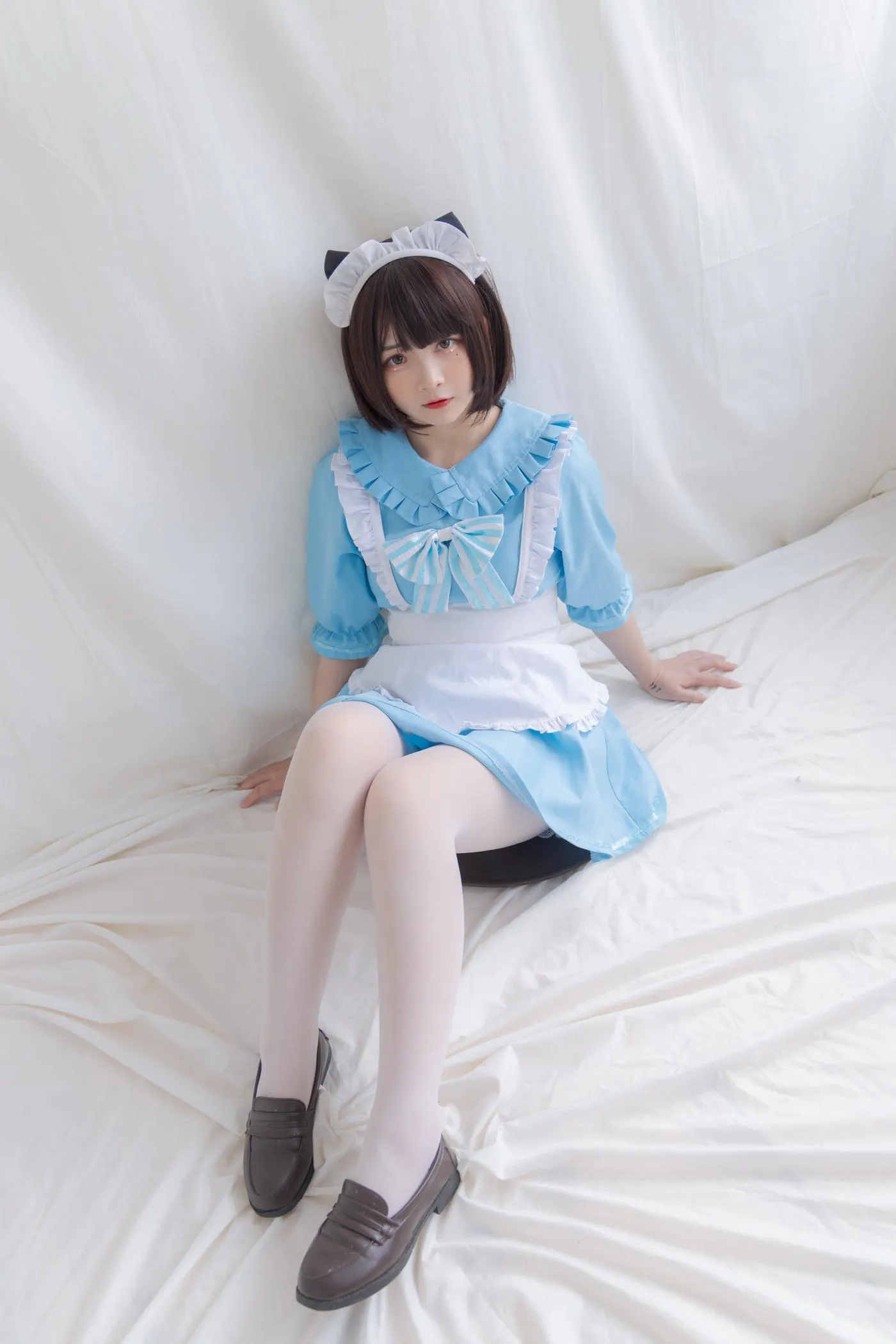 古川kagura – NO.60 -蓝色小猫女仆 [42P]插图2