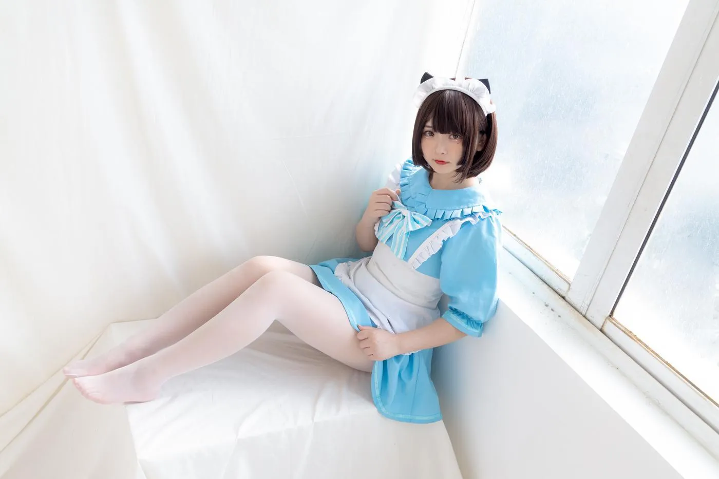 古川kagura – NO.60 -蓝色小猫女仆 [42P]插图6