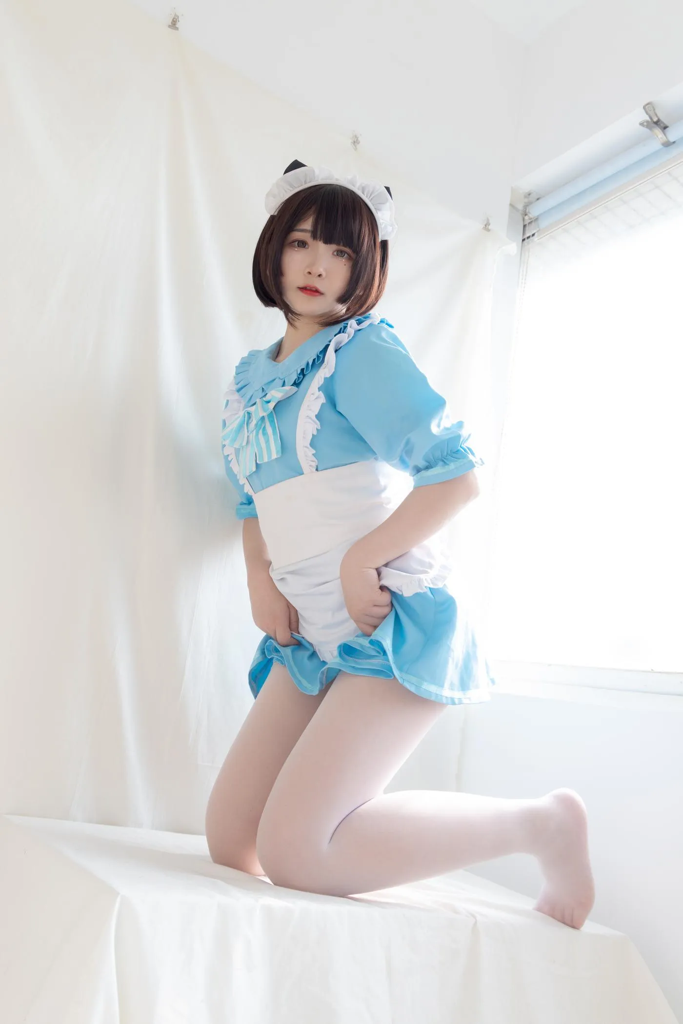 古川kagura – NO.60 -蓝色小猫女仆 [42P]插图