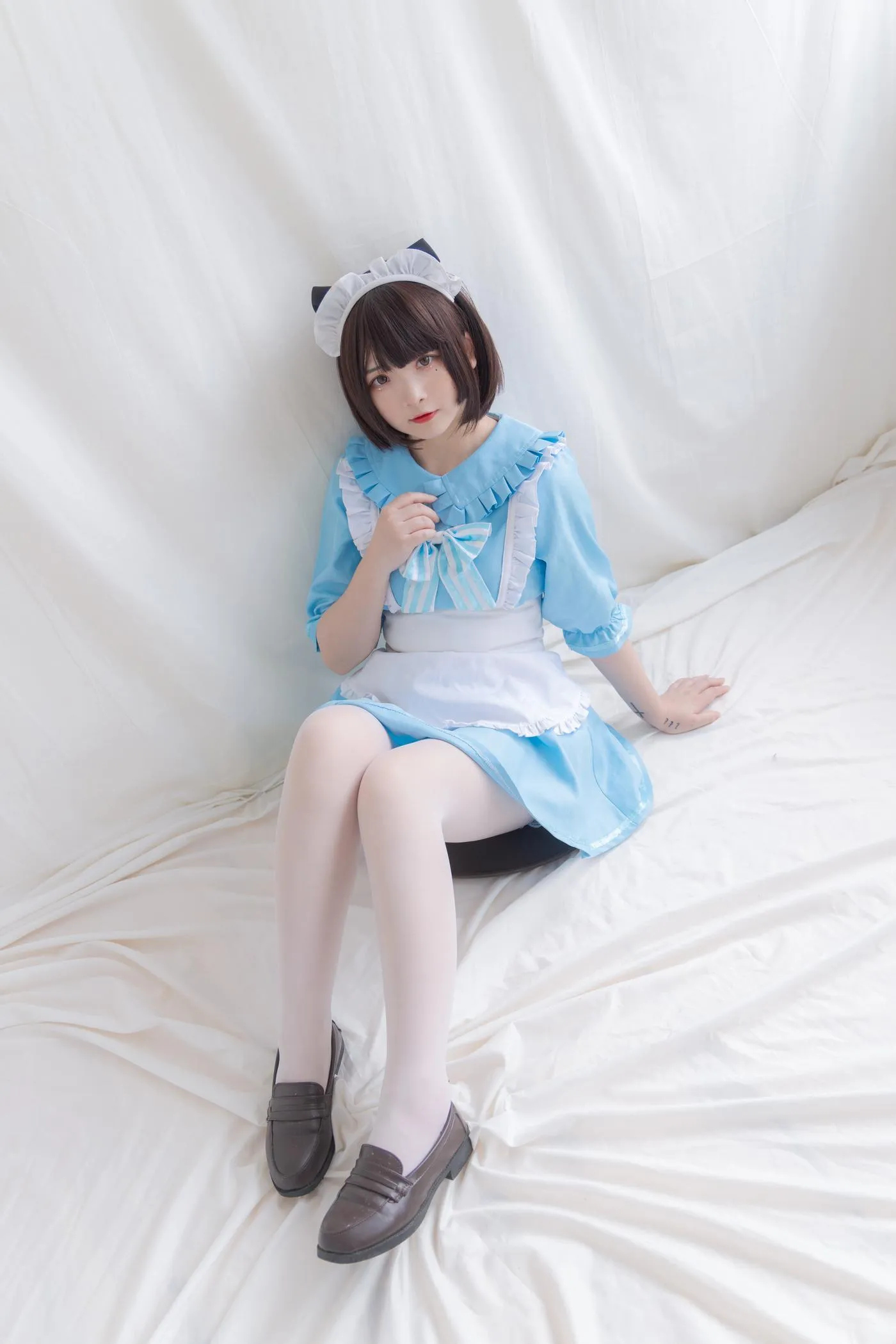 古川kagura – NO.60 -蓝色小猫女仆 [42P]插图3