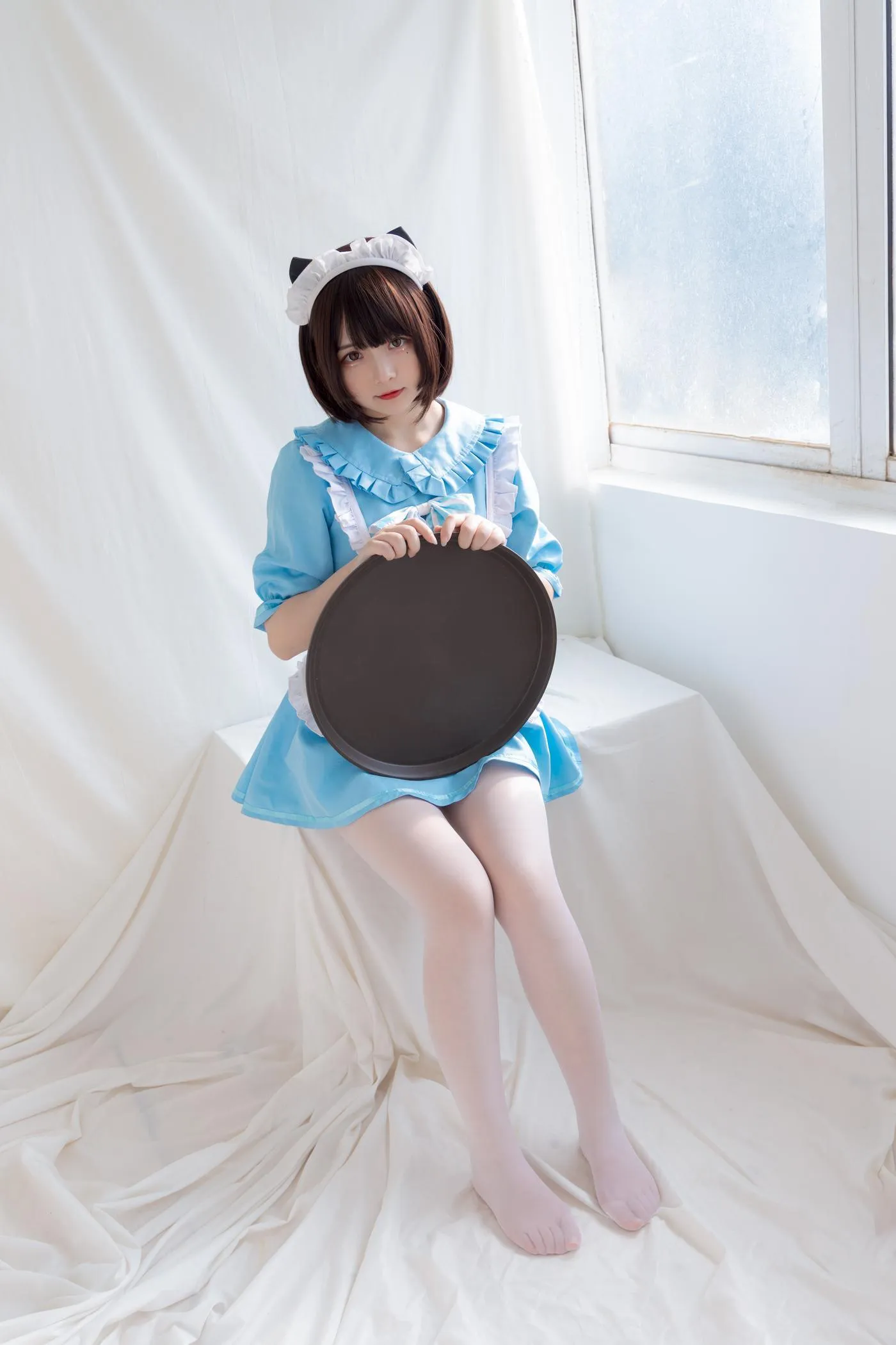 古川kagura – NO.60 -蓝色小猫女仆 [42P]插图4