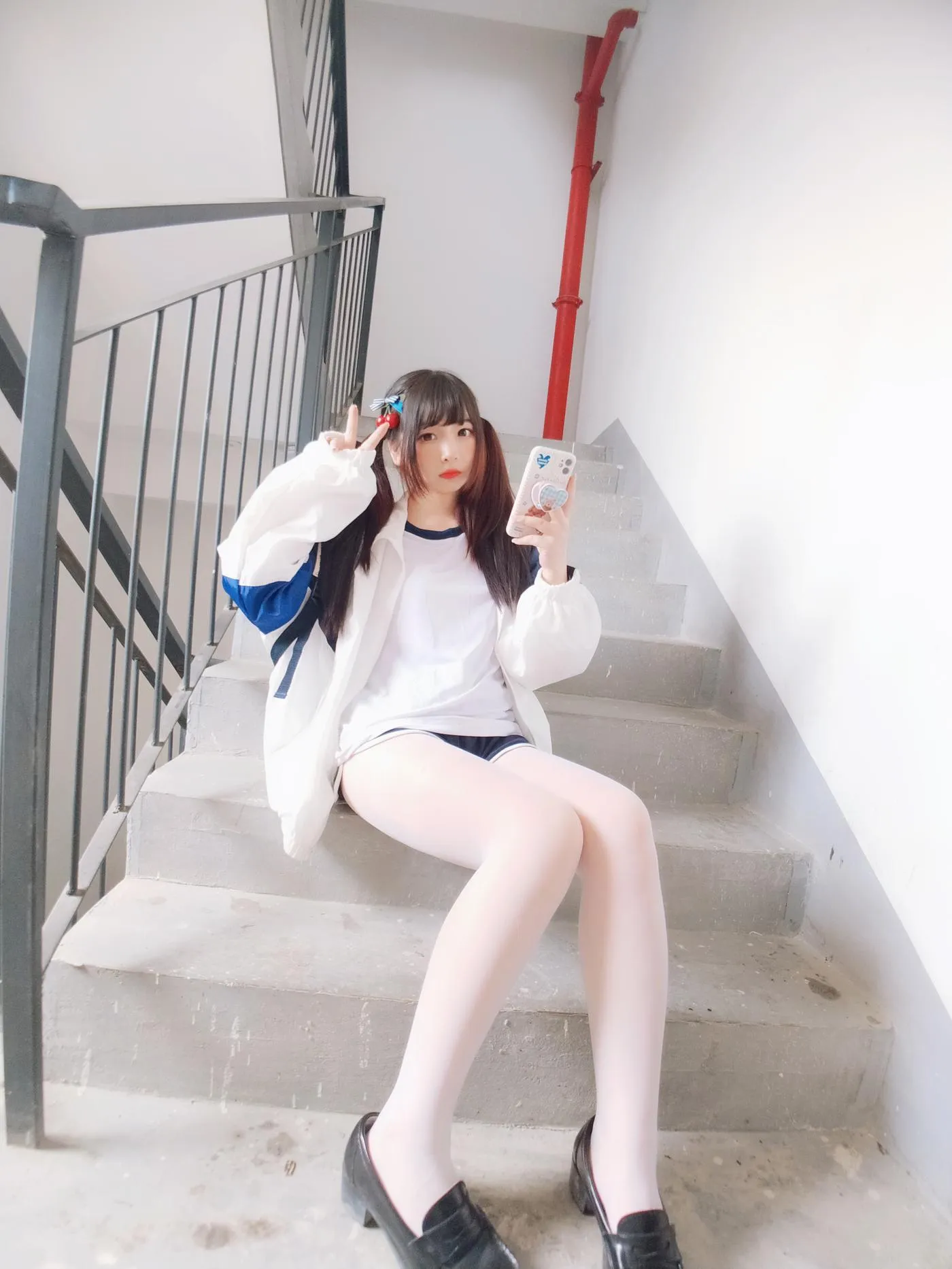 古川kagura – NO.61 白丝体操运动服 [43P]插图3