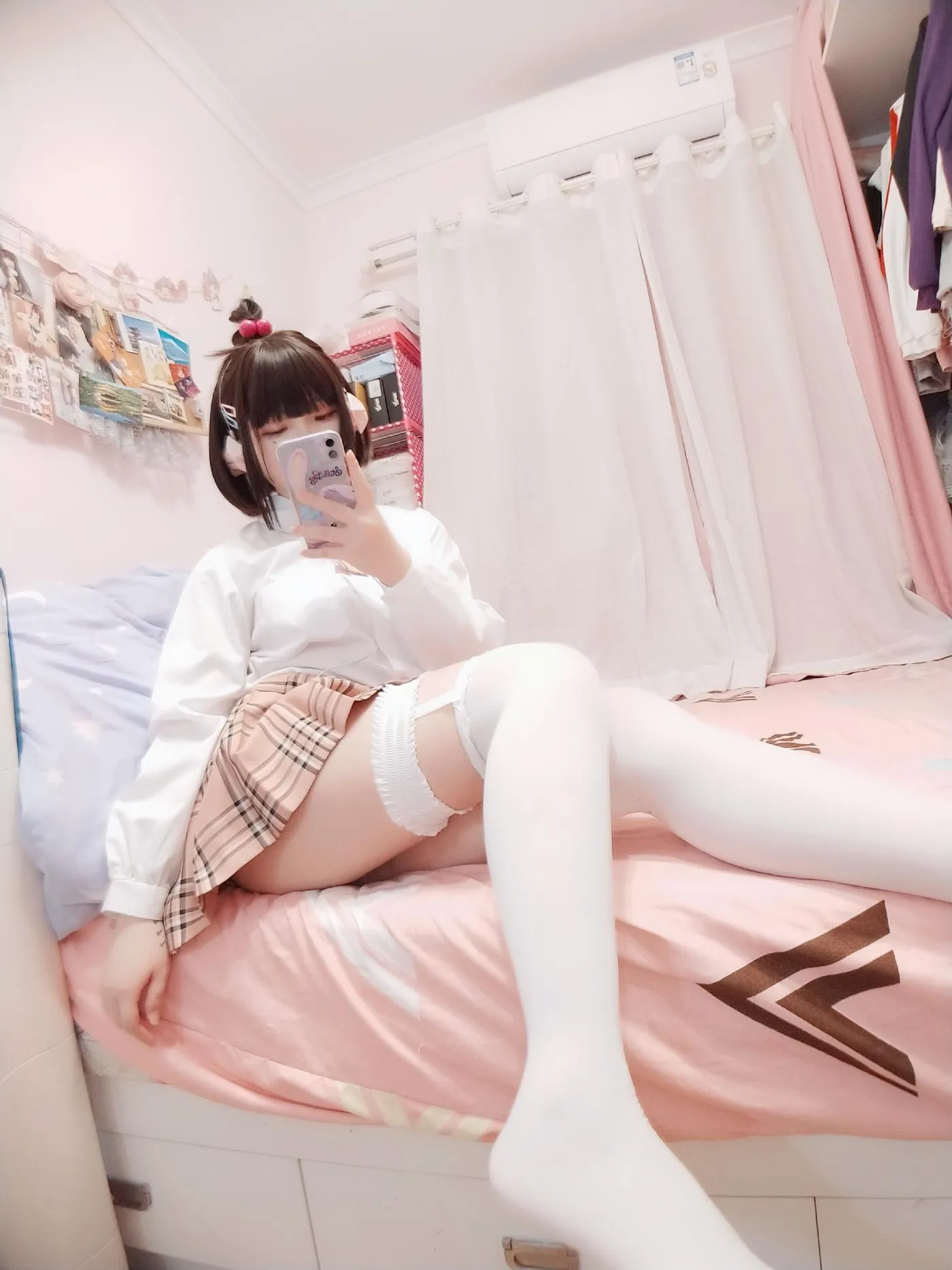 古川kagura – NO.65 白丝JK [41P]插图5