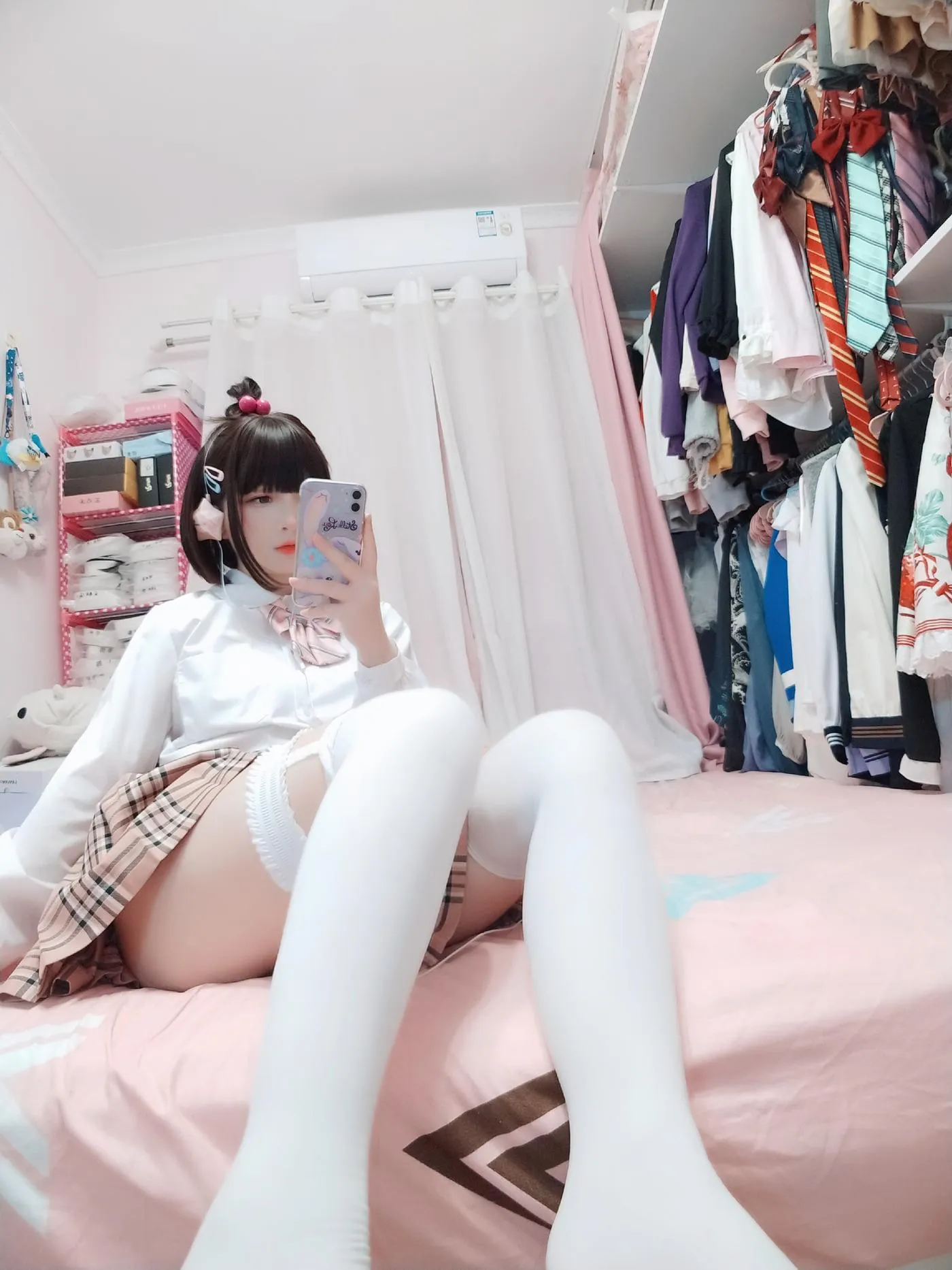 古川kagura – NO.65 白丝JK [41P]插图3