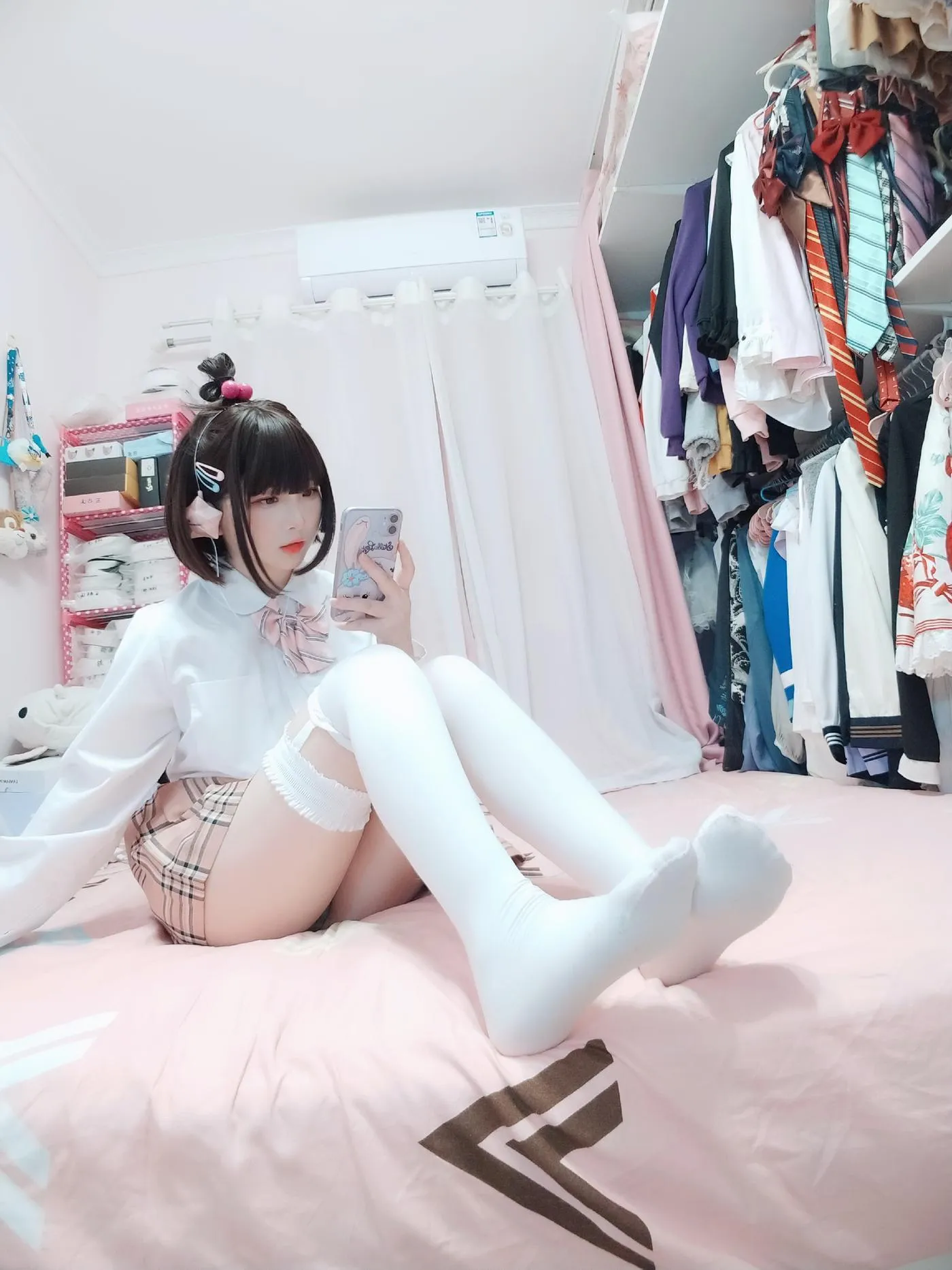 古川kagura – NO.65 白丝JK [41P]插图5