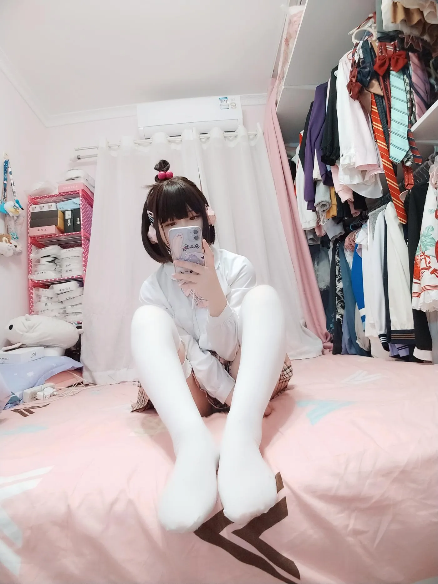 古川kagura – NO.65 白丝JK [41P]插图