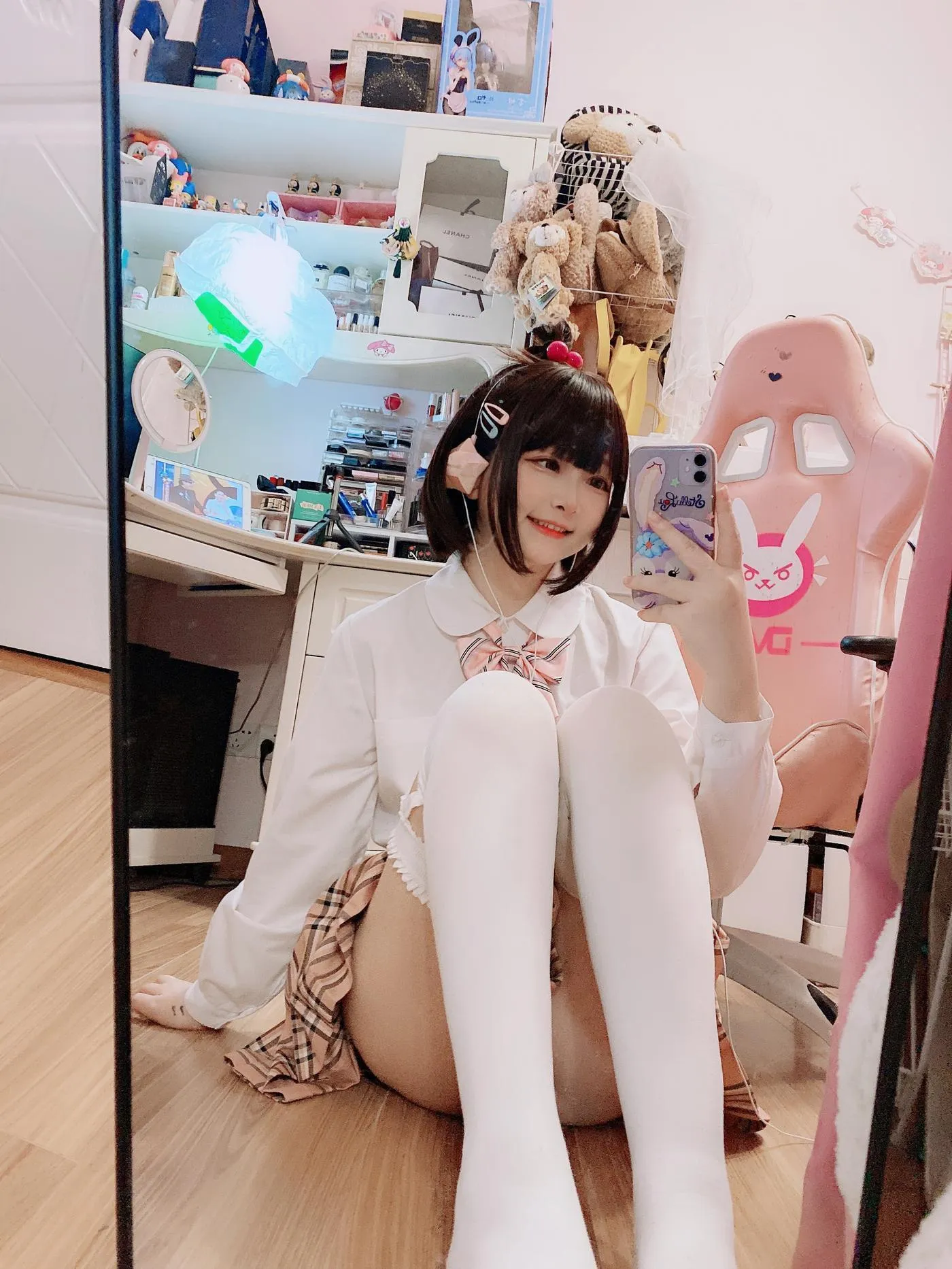 古川kagura – NO.65 白丝JK [41P]插图2