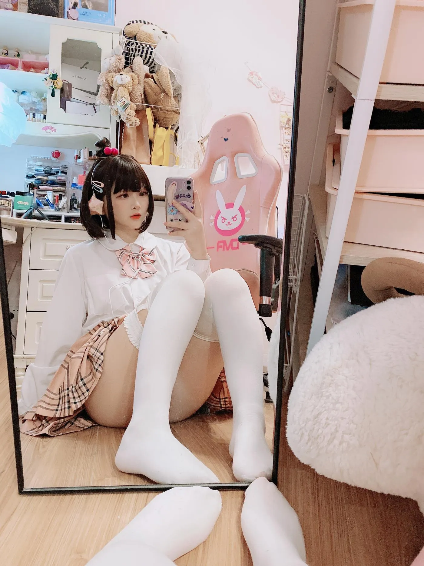 古川kagura – NO.65 白丝JK [41P]插图5